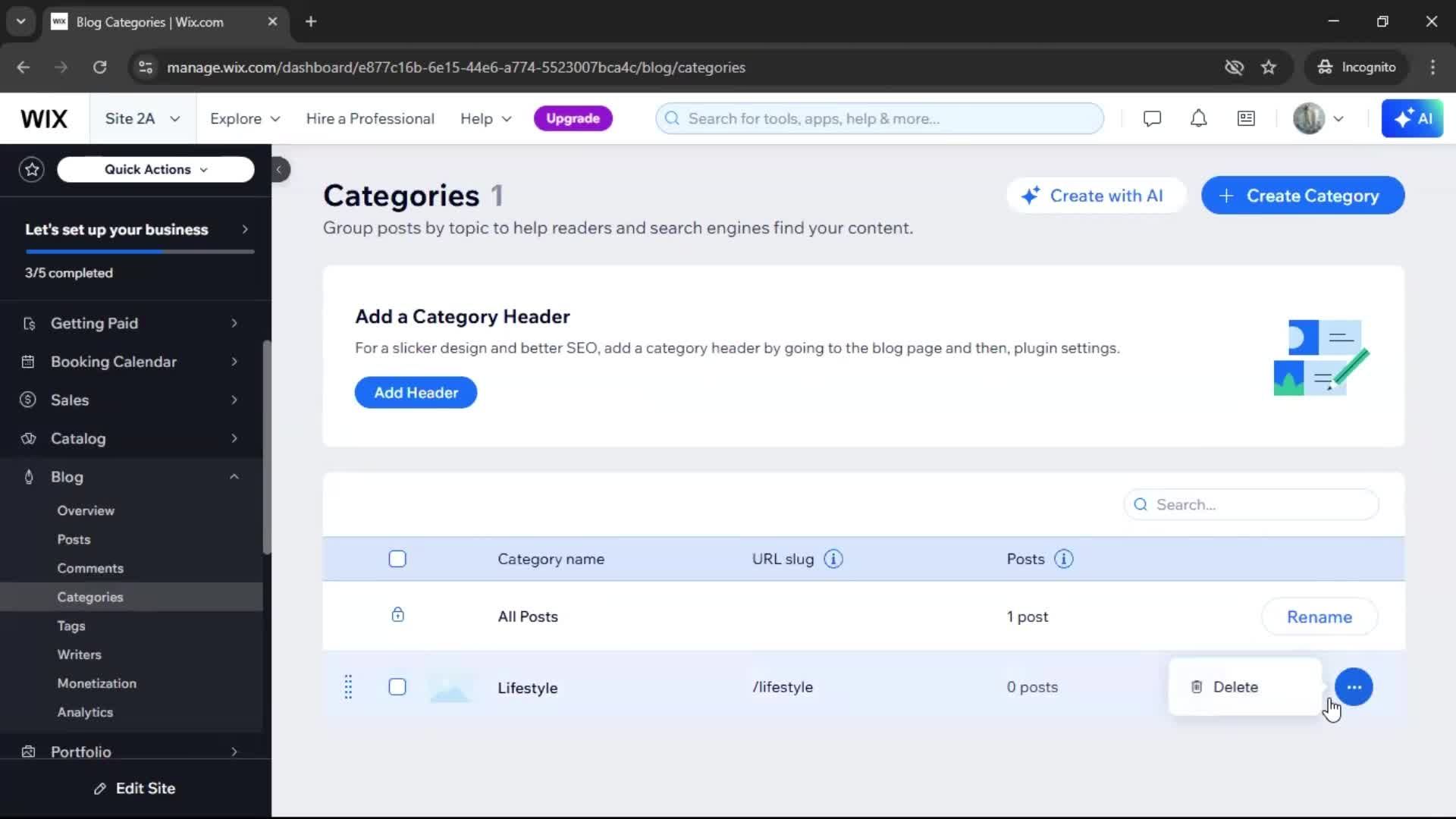 General browsing screenshot