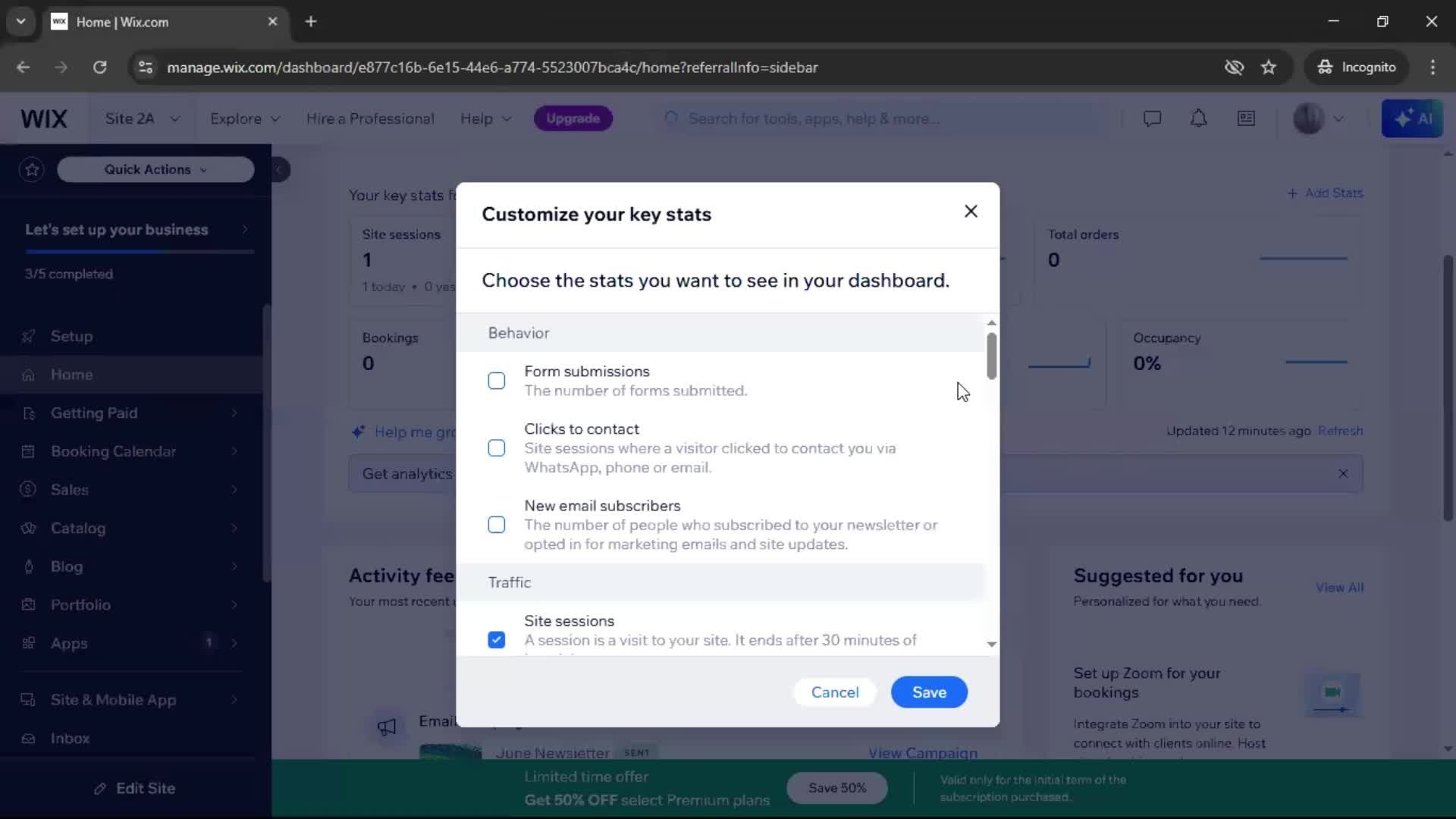 General browsing screenshot