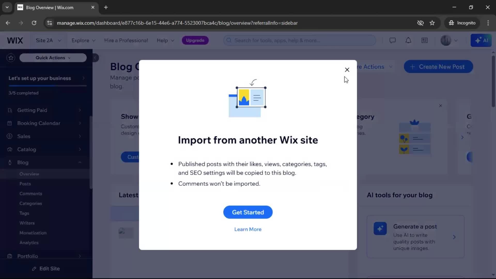 General browsing screenshot