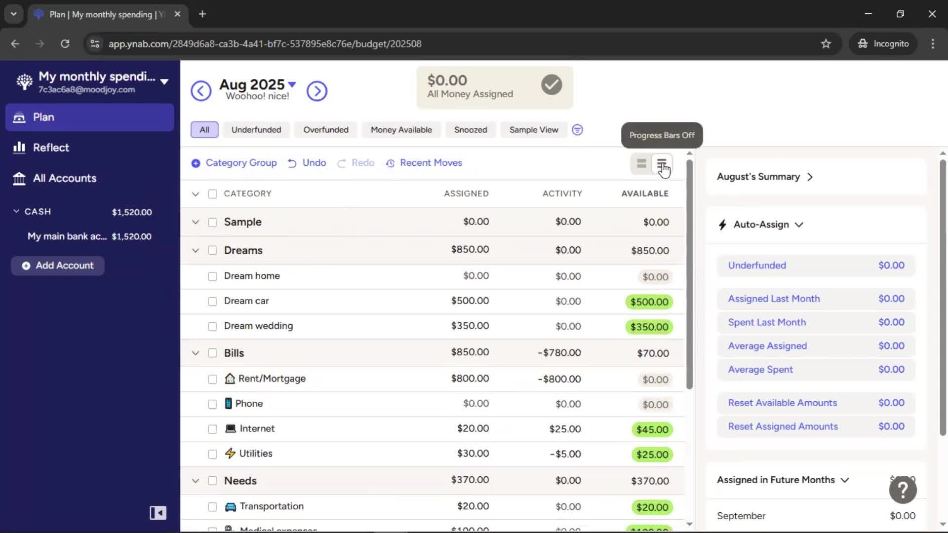 General browsing screenshot