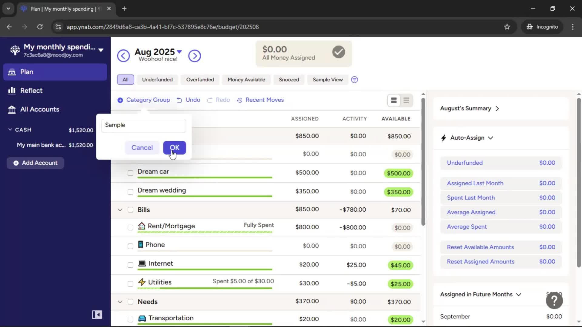 General browsing screenshot