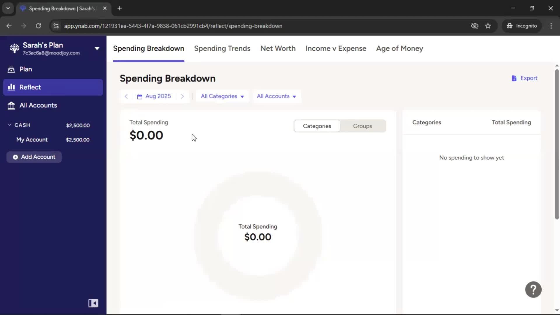 General browsing screenshot