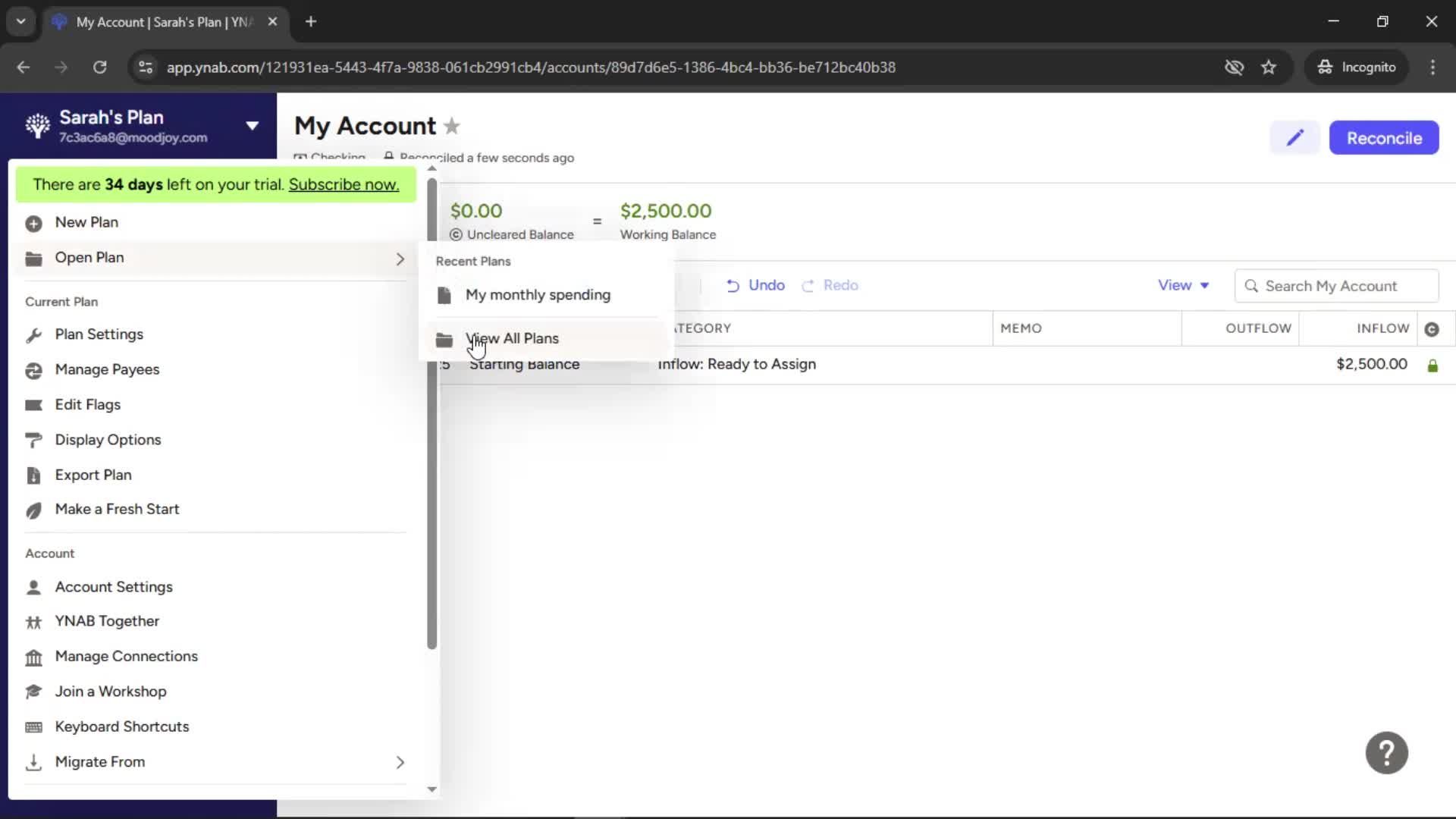General browsing screenshot