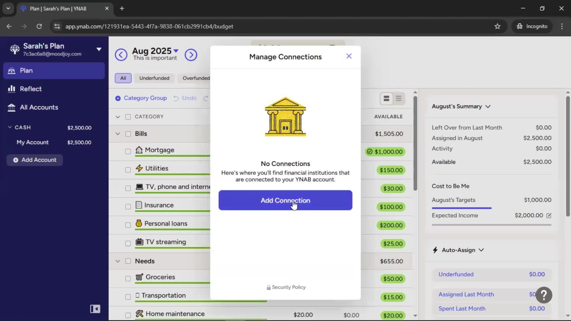 General browsing screenshot