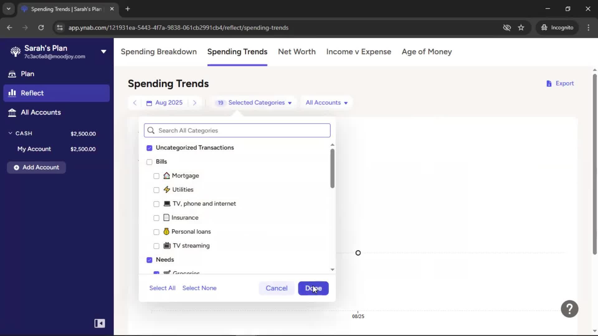 General browsing screenshot
