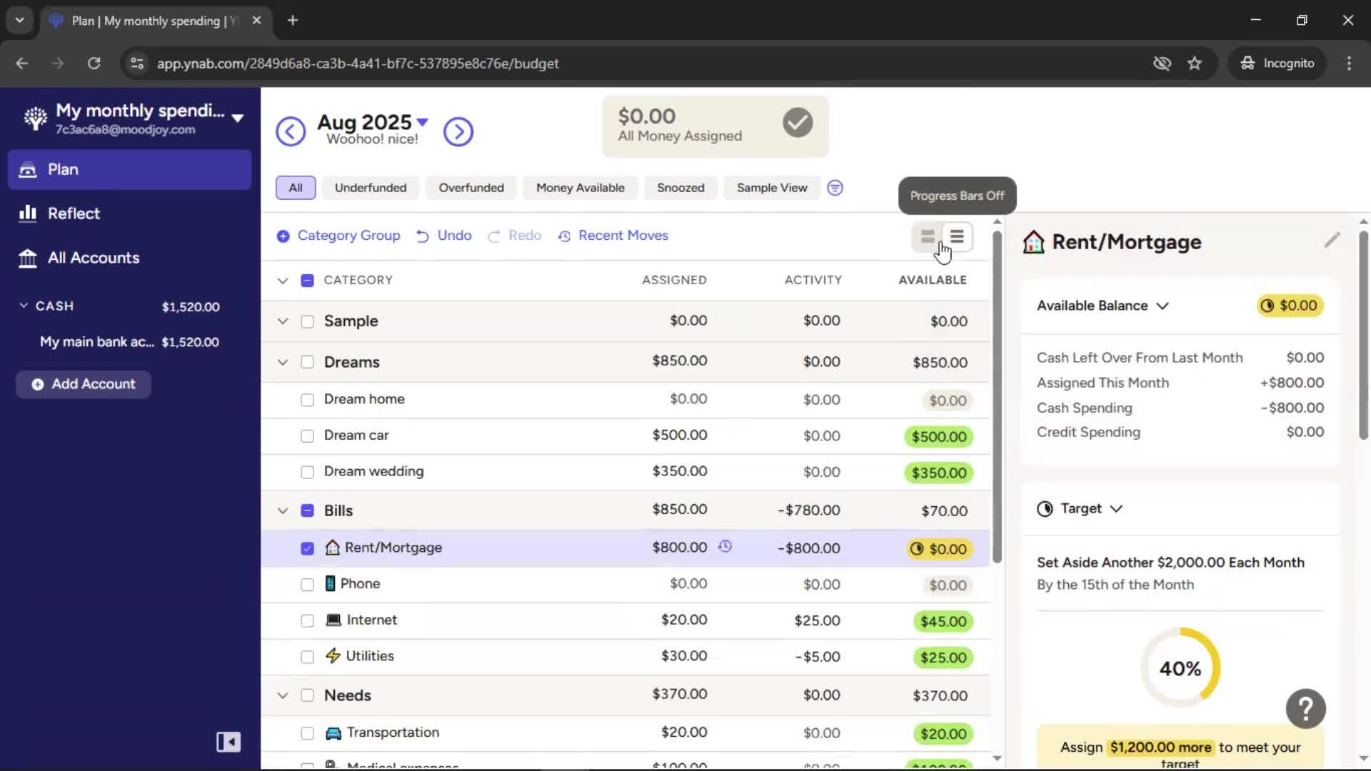 General browsing screenshot