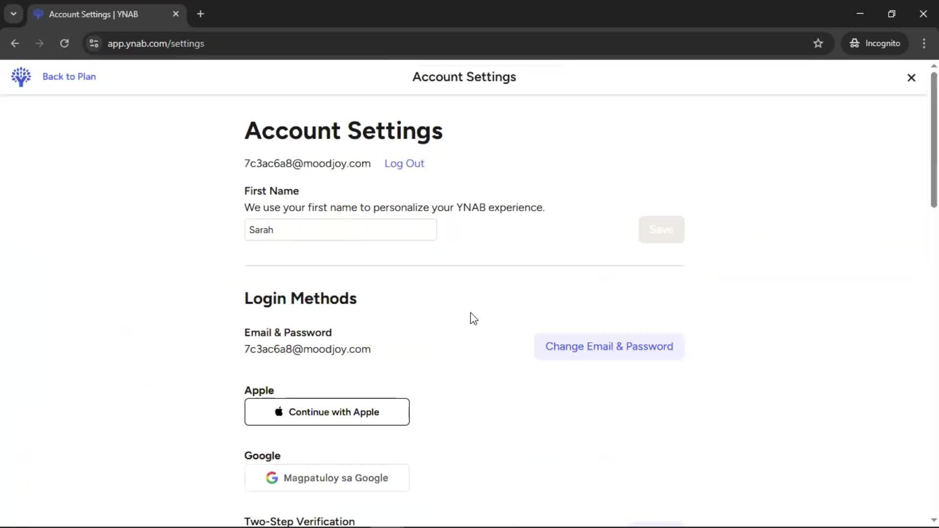 General browsing screenshot