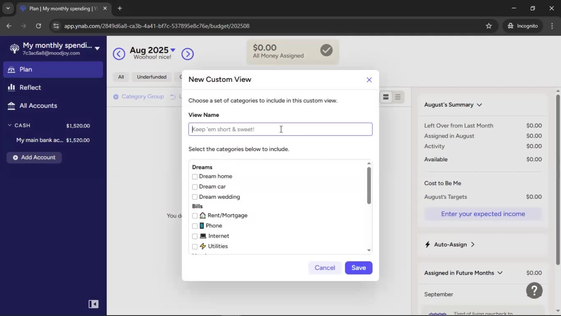 General browsing screenshot