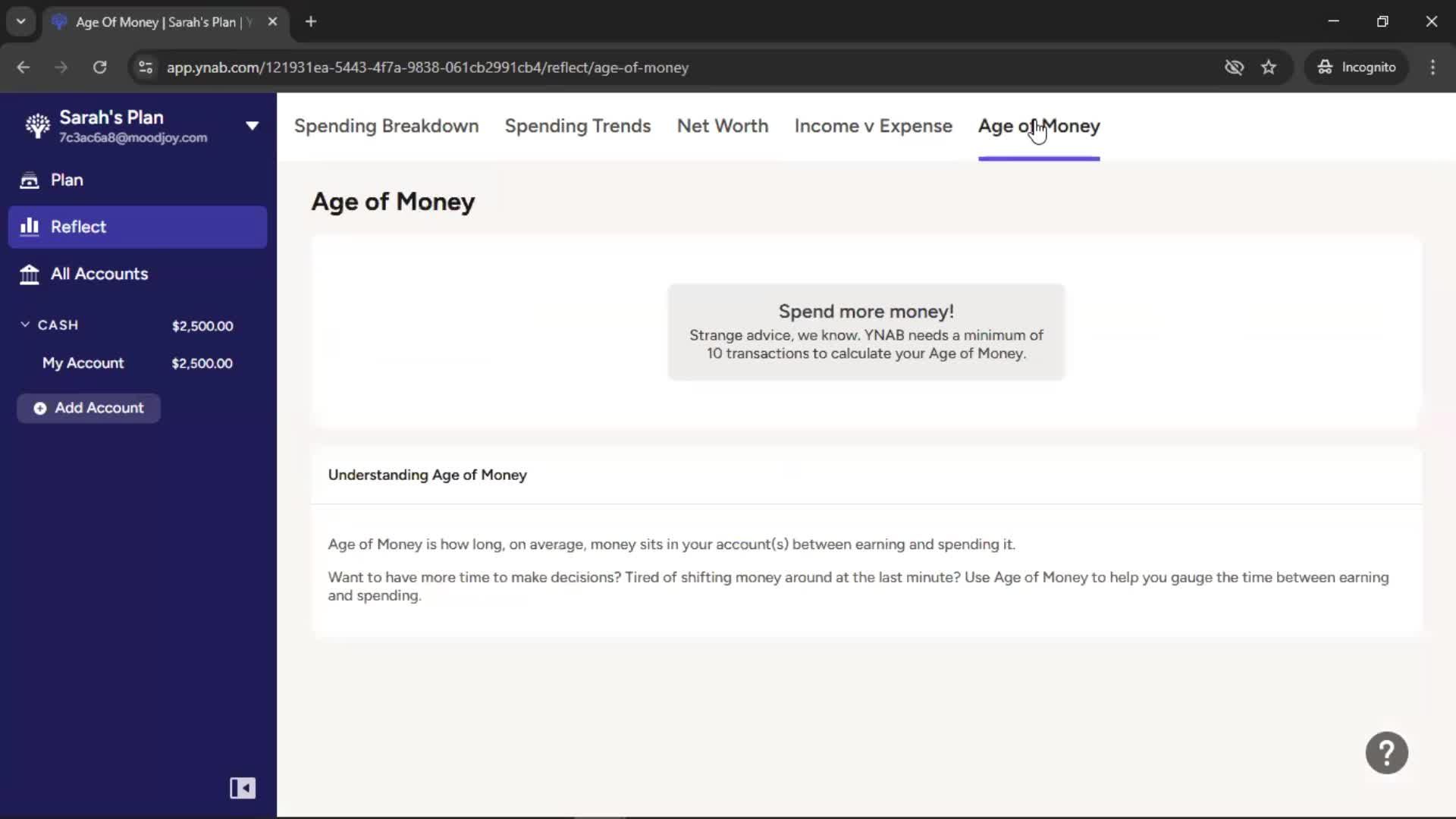 General browsing screenshot