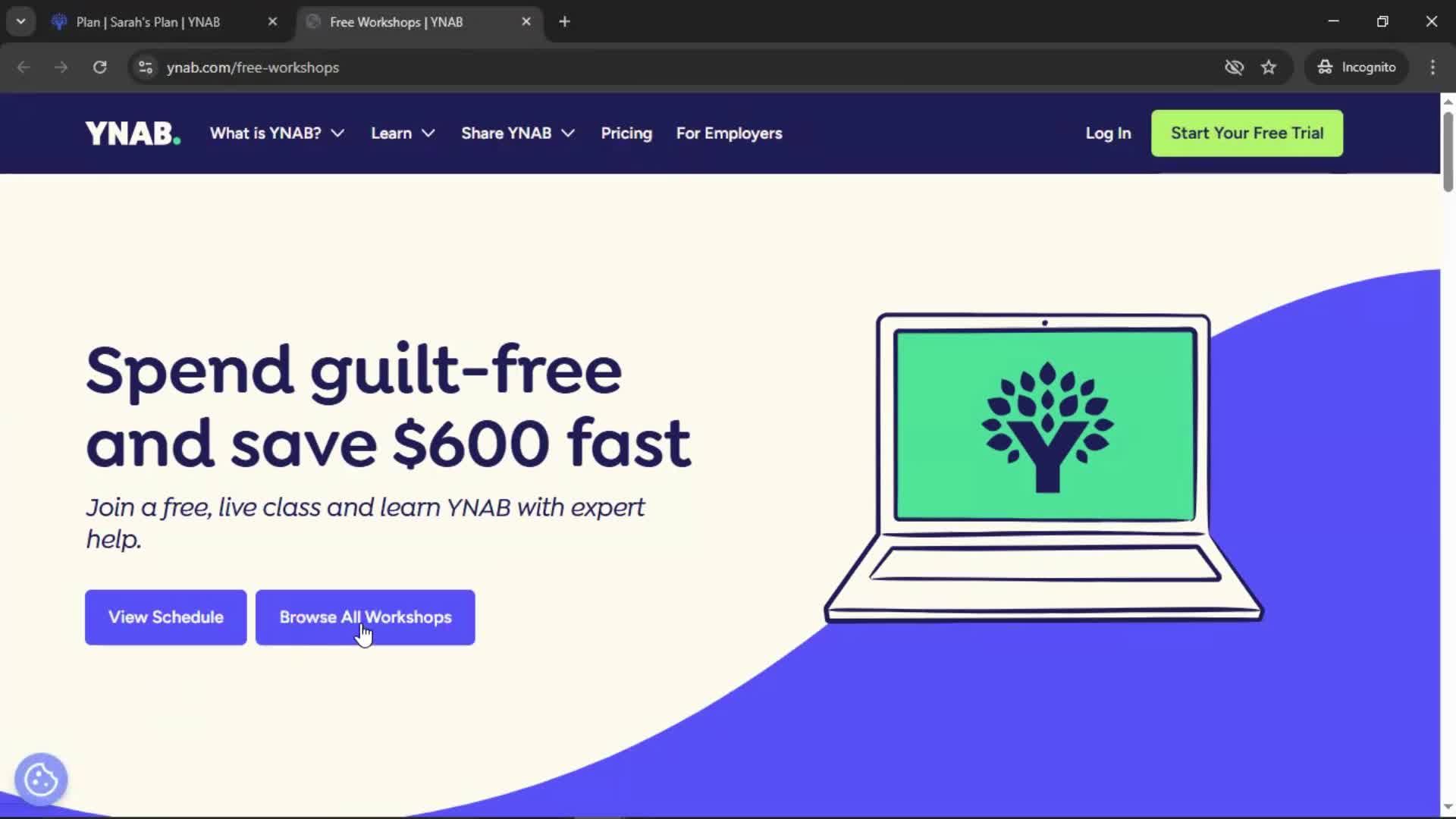 General browsing screenshot