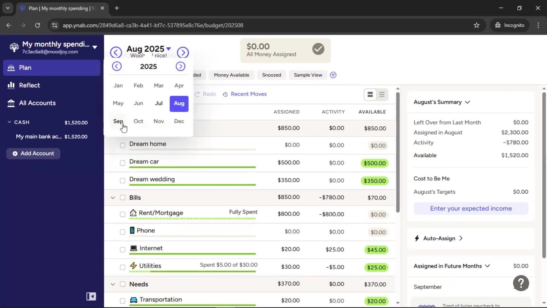 General browsing screenshot