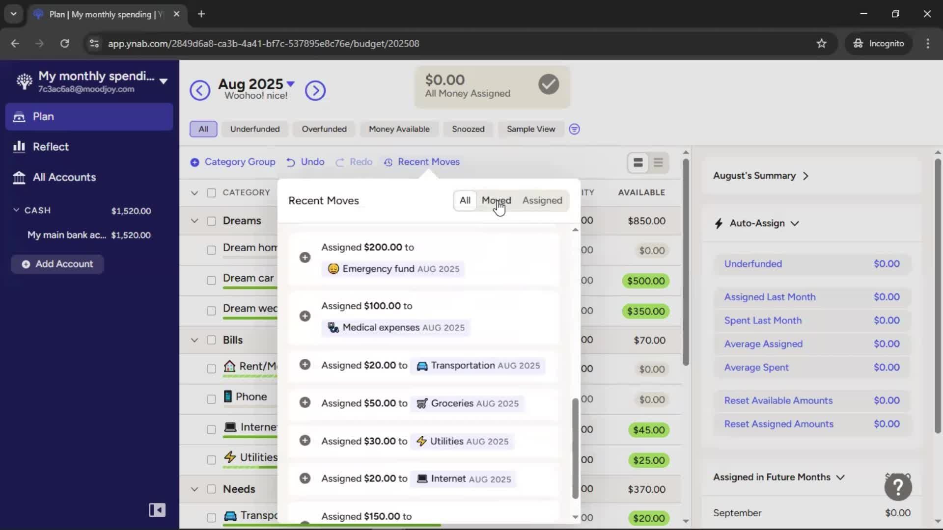 General browsing screenshot