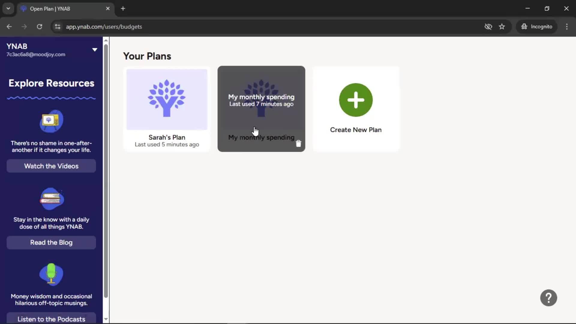 General browsing screenshot