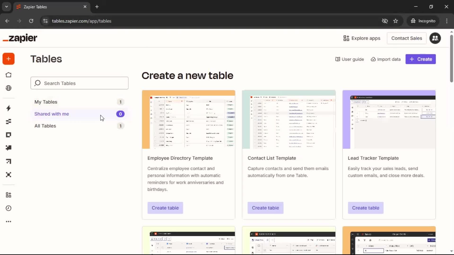 General browsing screenshot