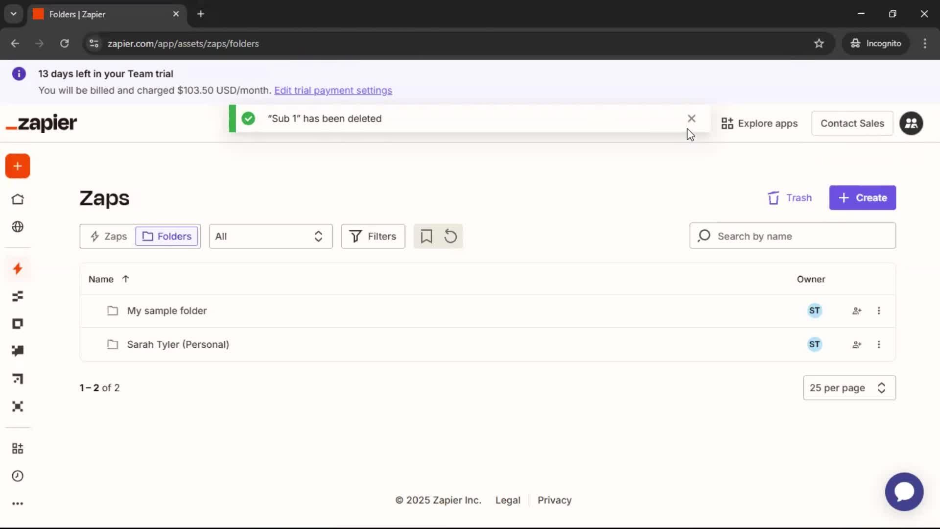 General browsing screenshot