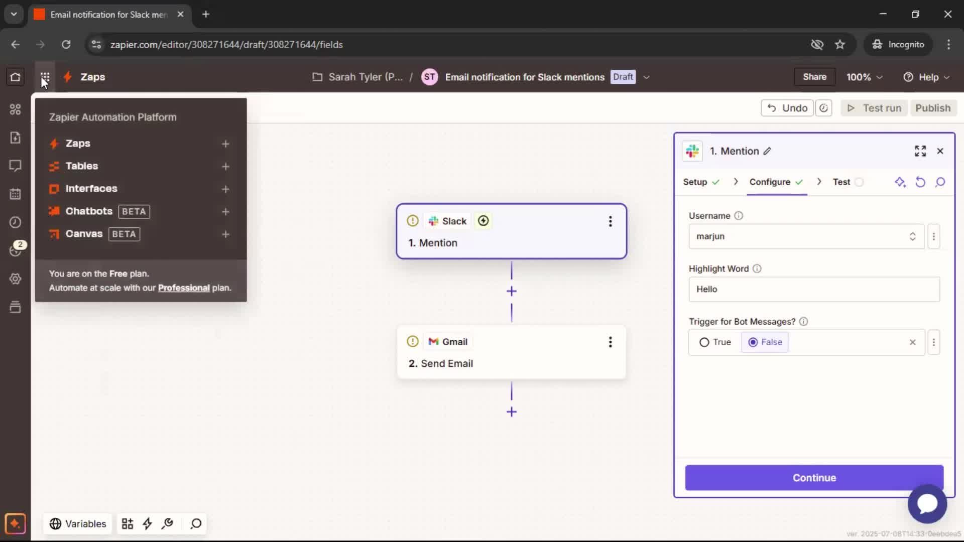 General browsing screenshot