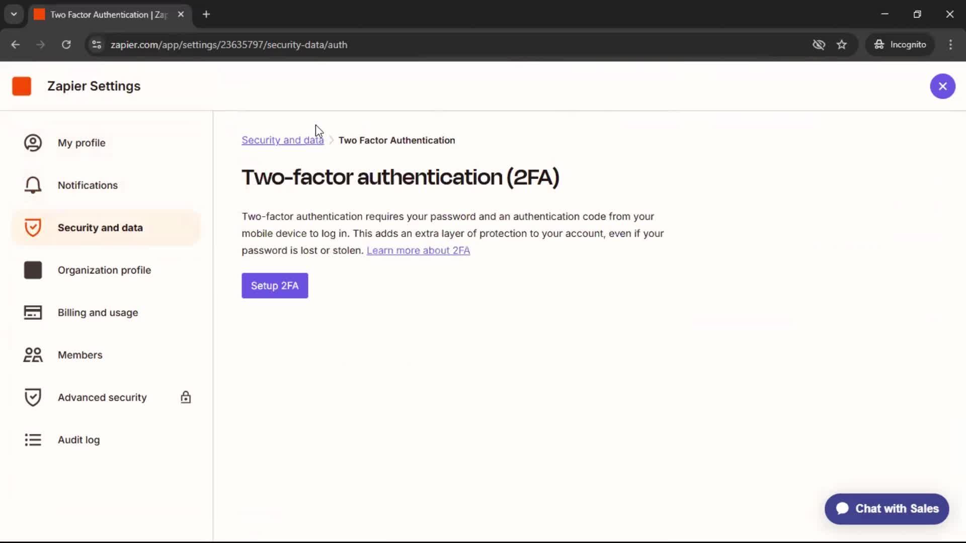 General browsing screenshot