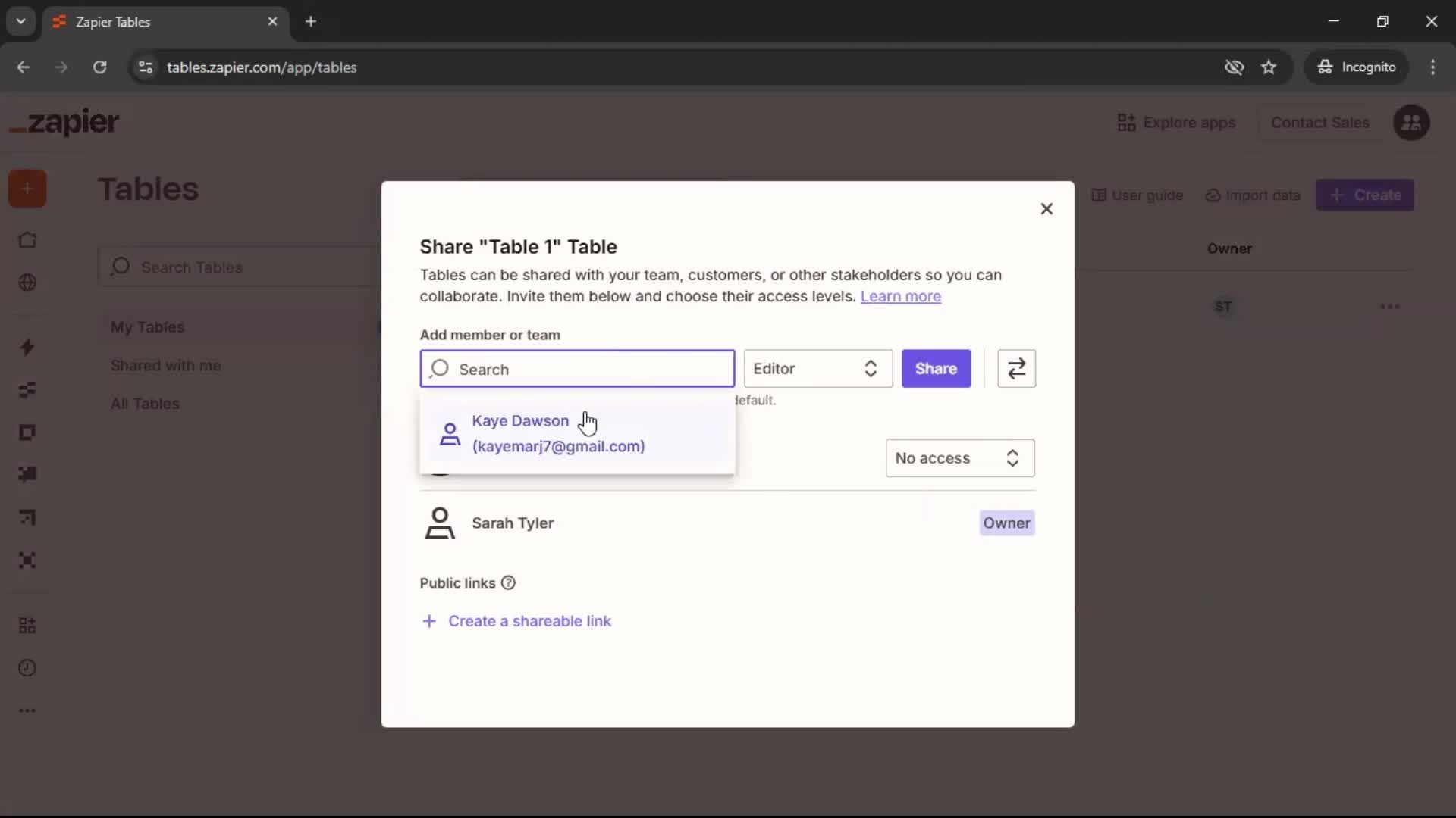 General browsing screenshot