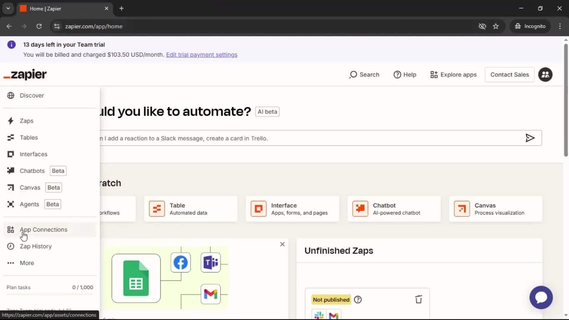 General browsing screenshot