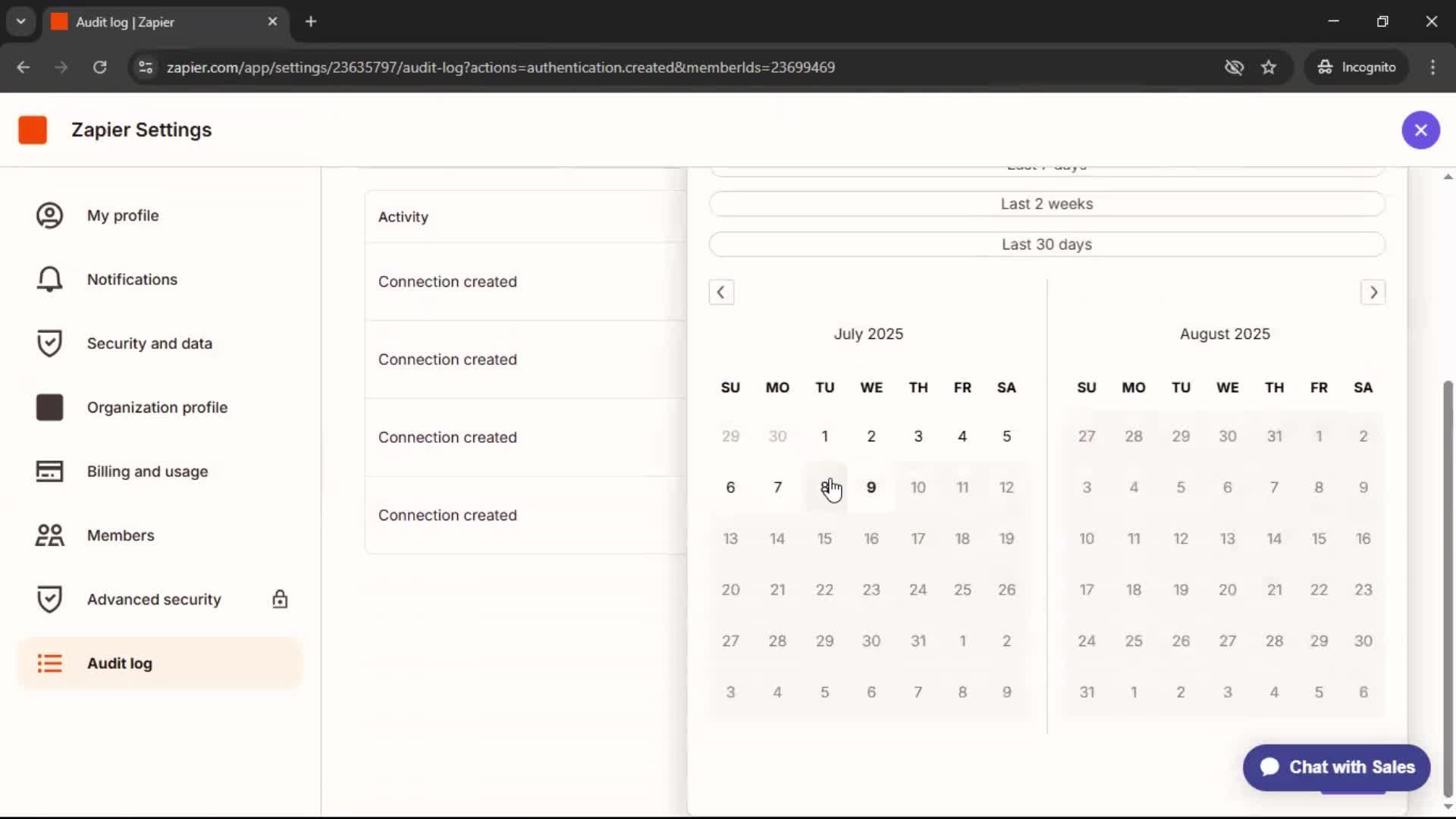 General browsing screenshot