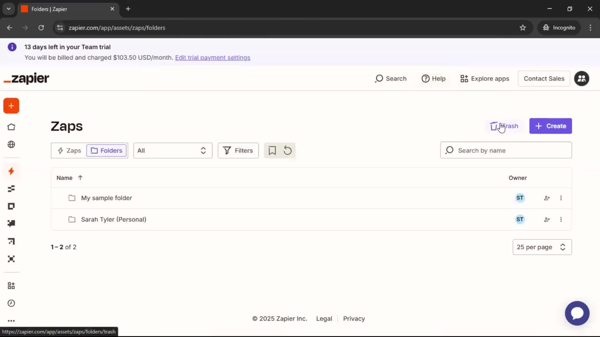 General browsing screenshot