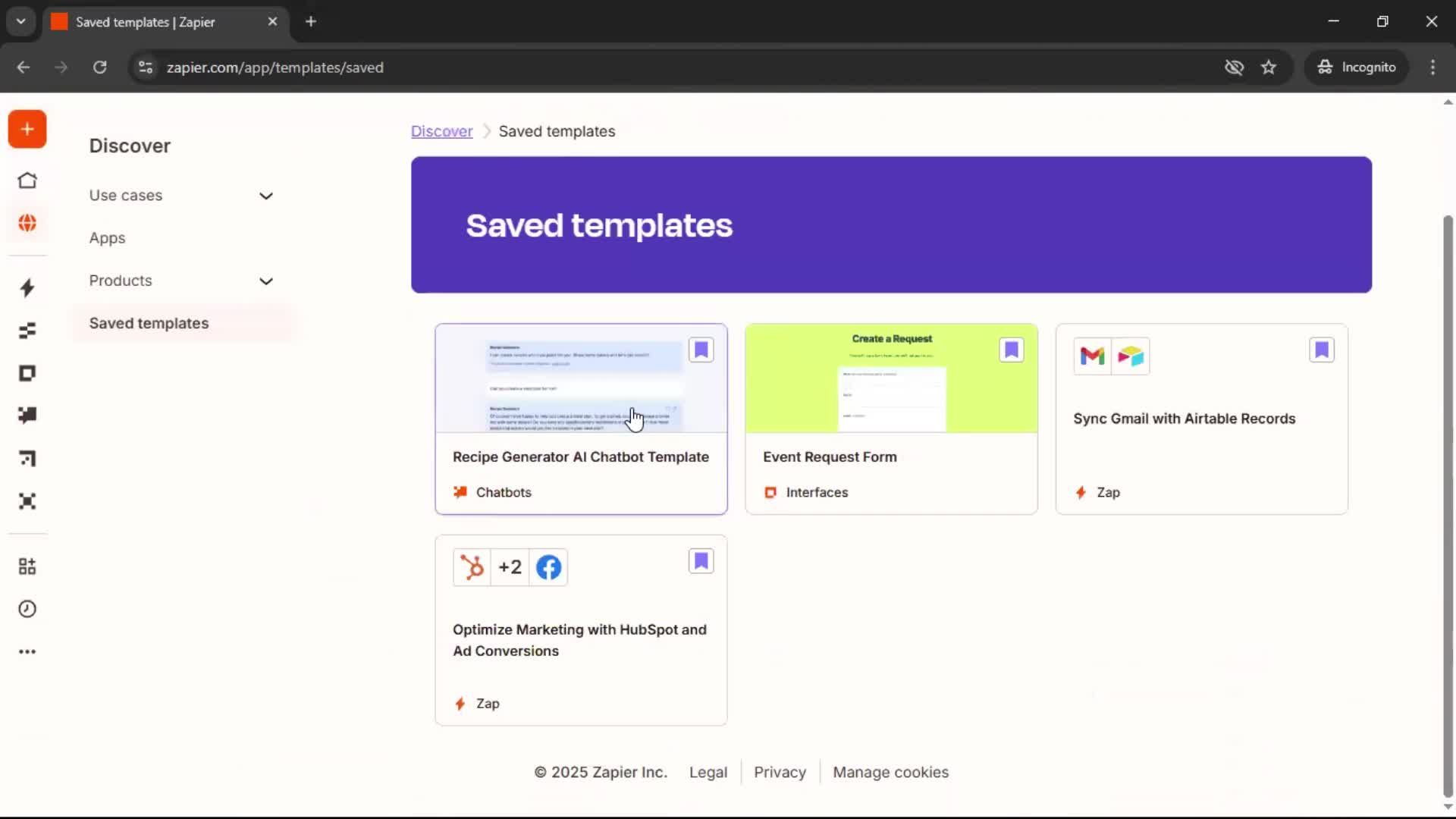 General browsing screenshot