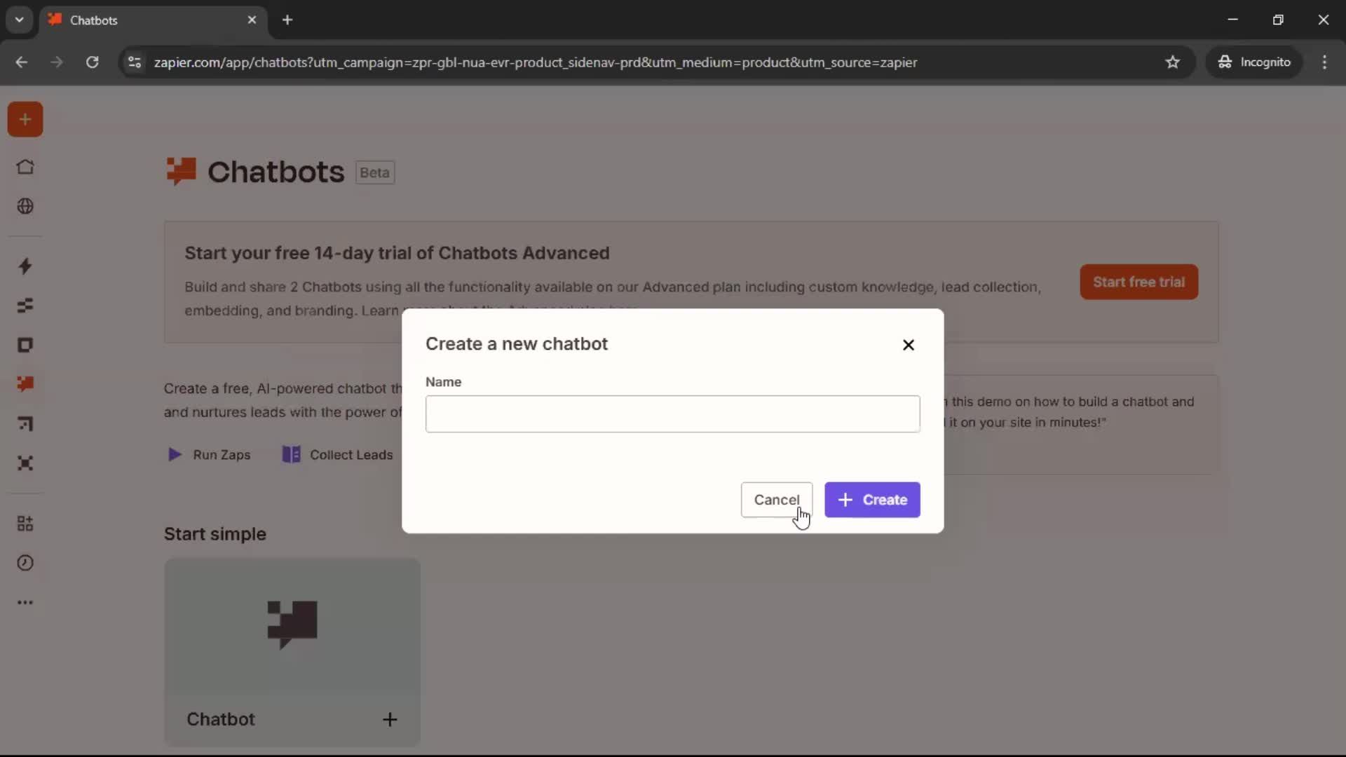 General browsing screenshot