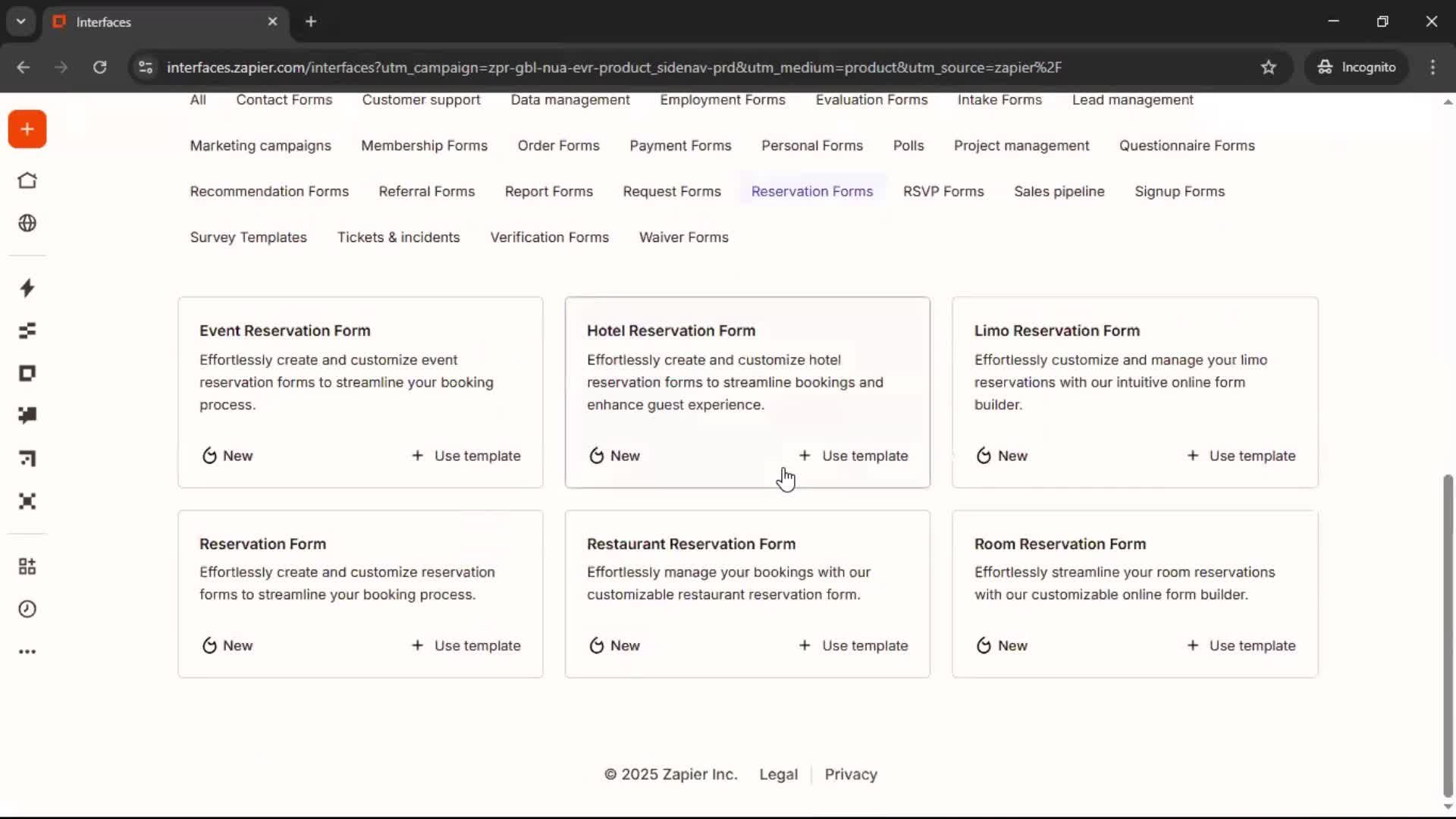 General browsing screenshot