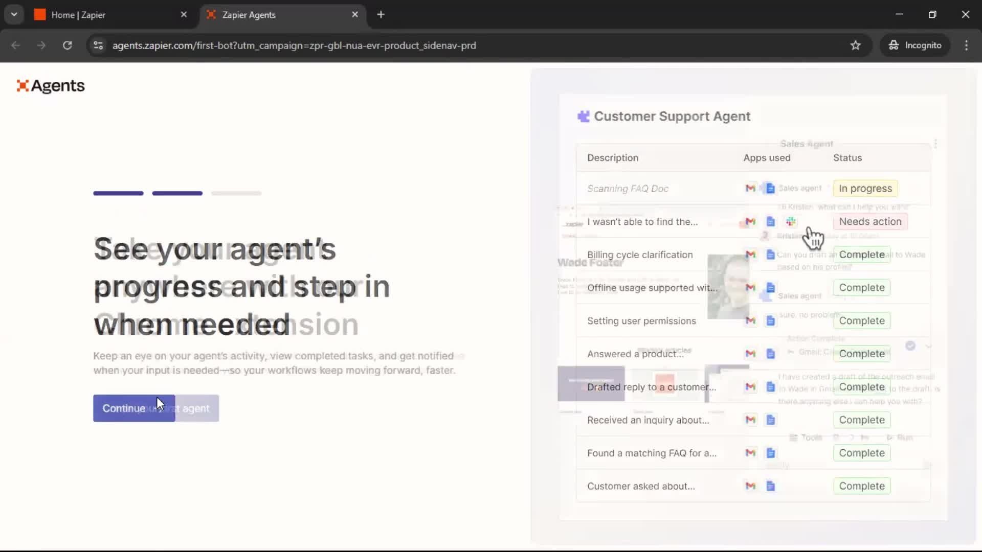 General browsing screenshot