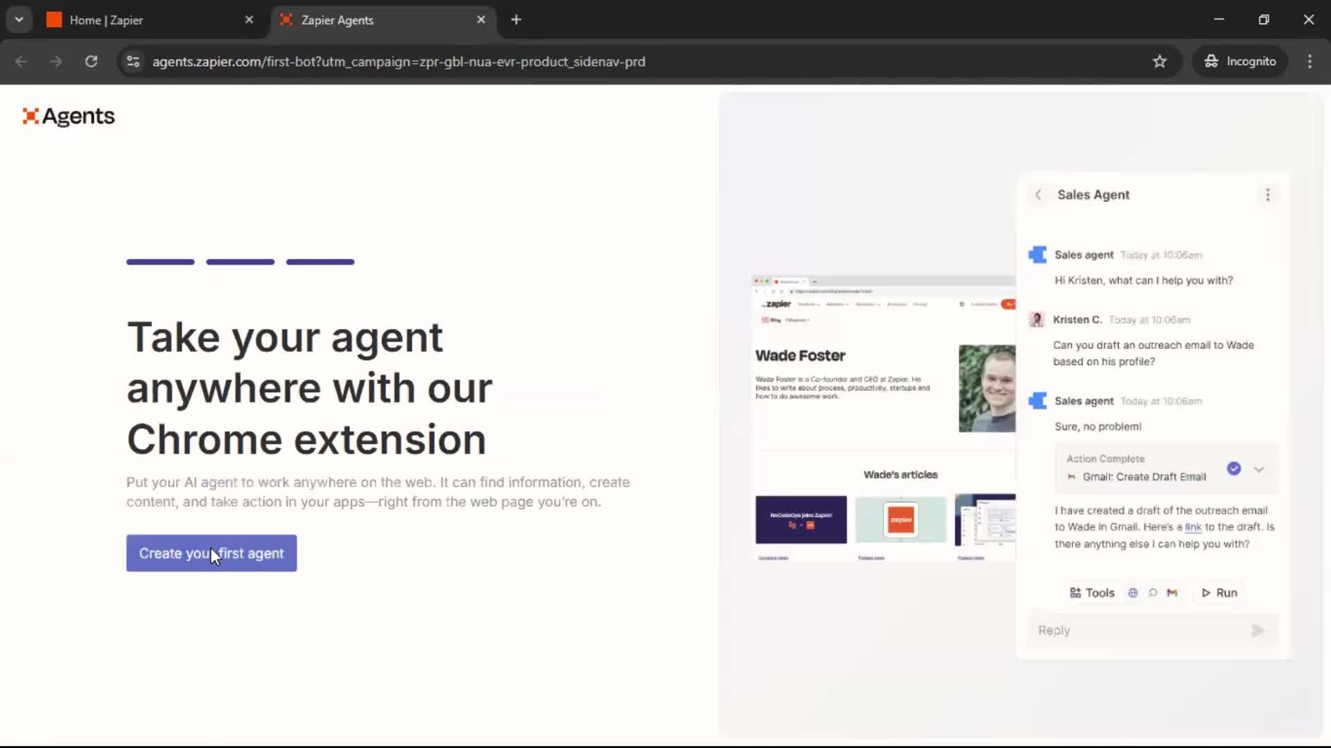 General browsing screenshot