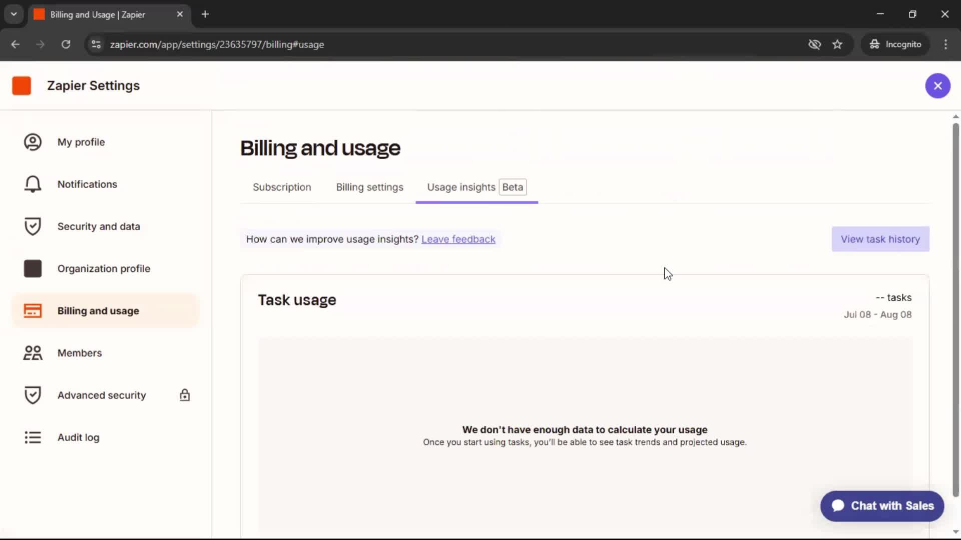 General browsing screenshot