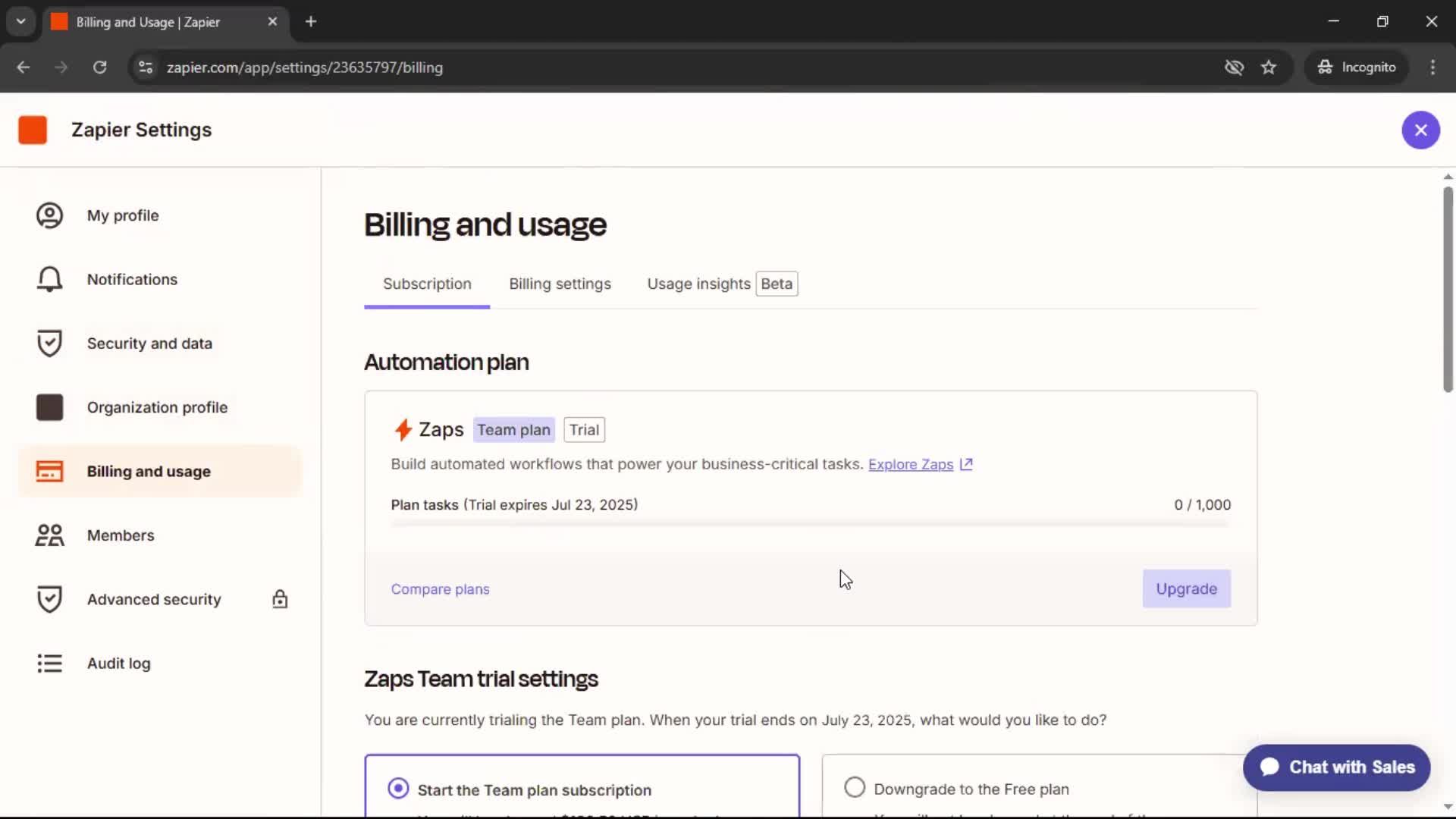 General browsing screenshot