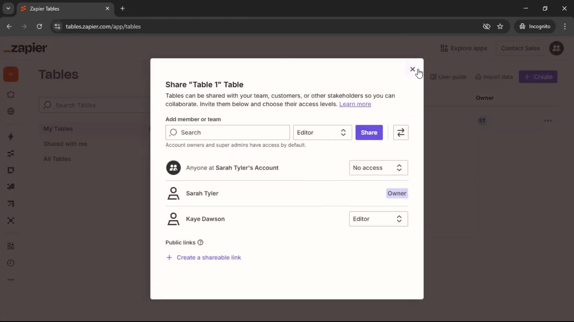 General browsing screenshot
