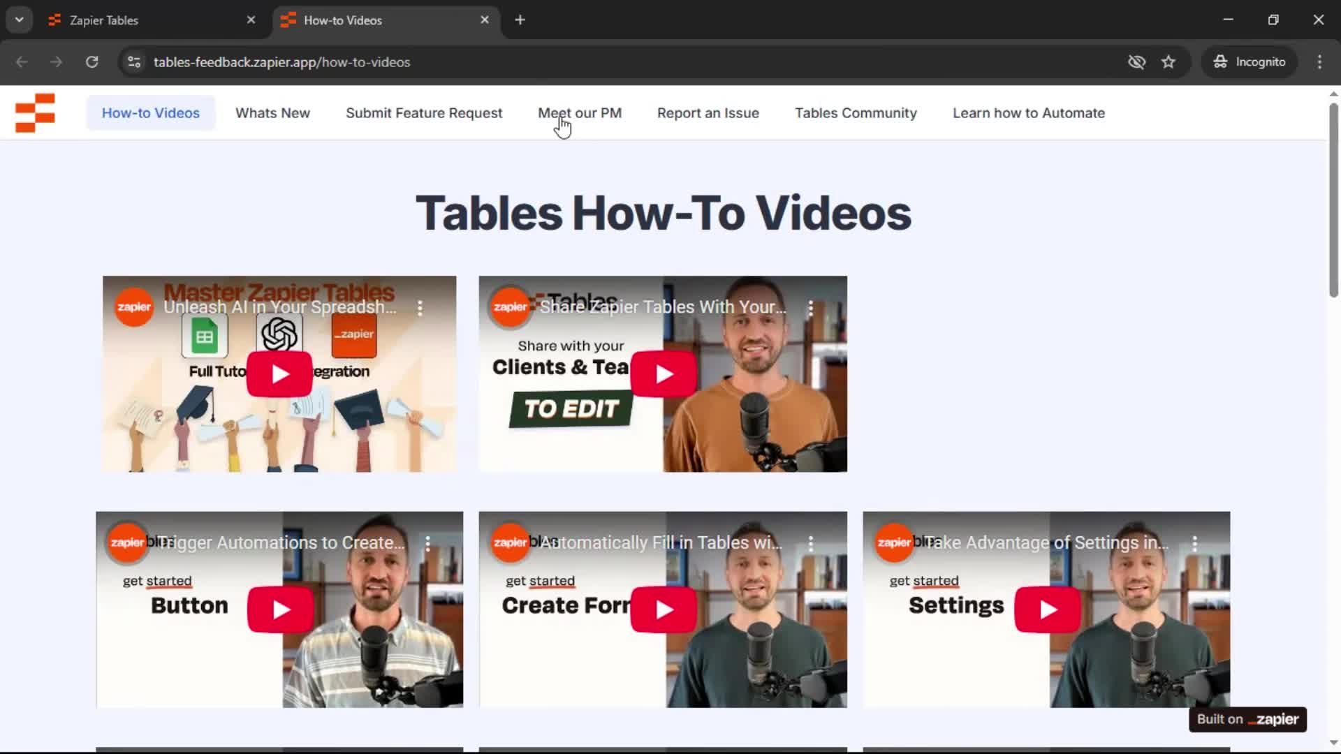 General browsing screenshot
