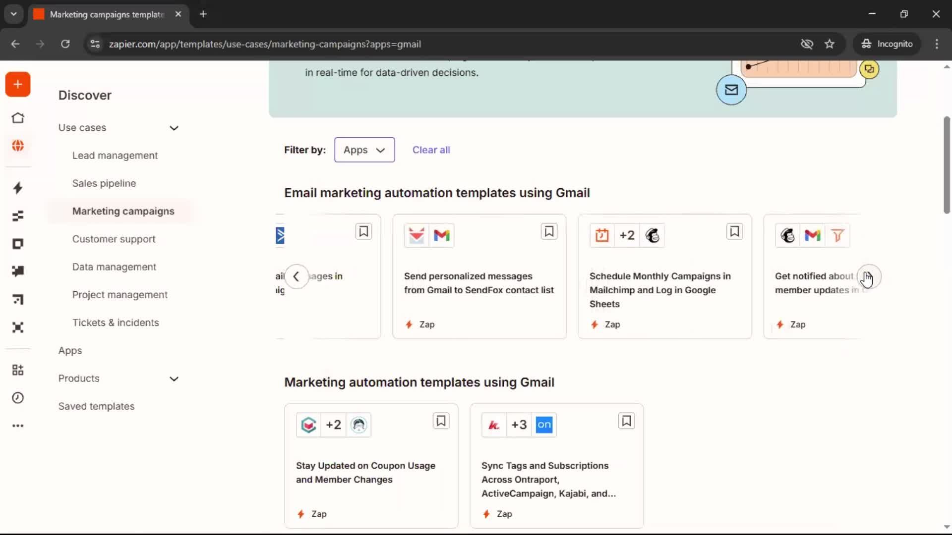 General browsing screenshot