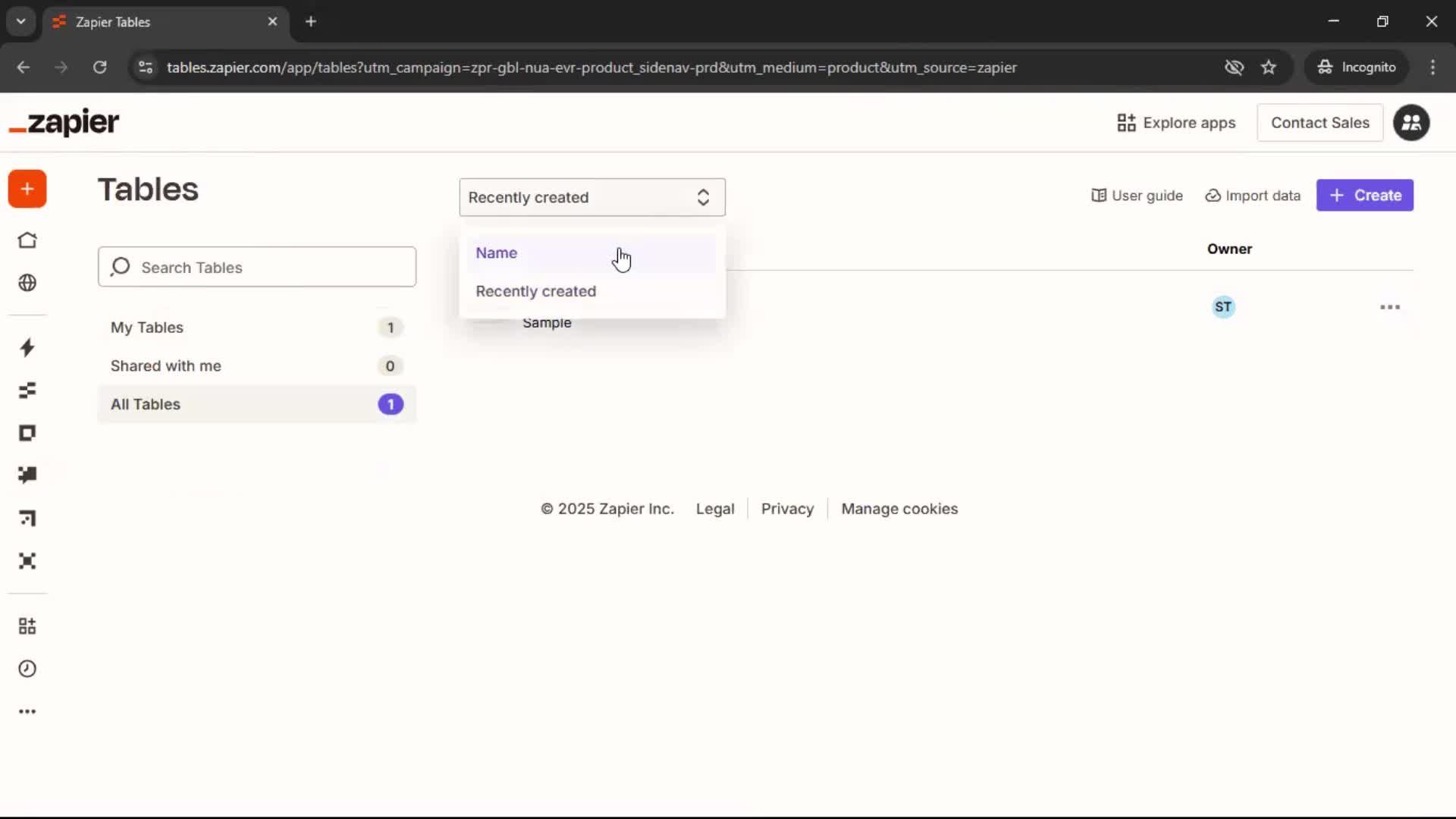 General browsing screenshot