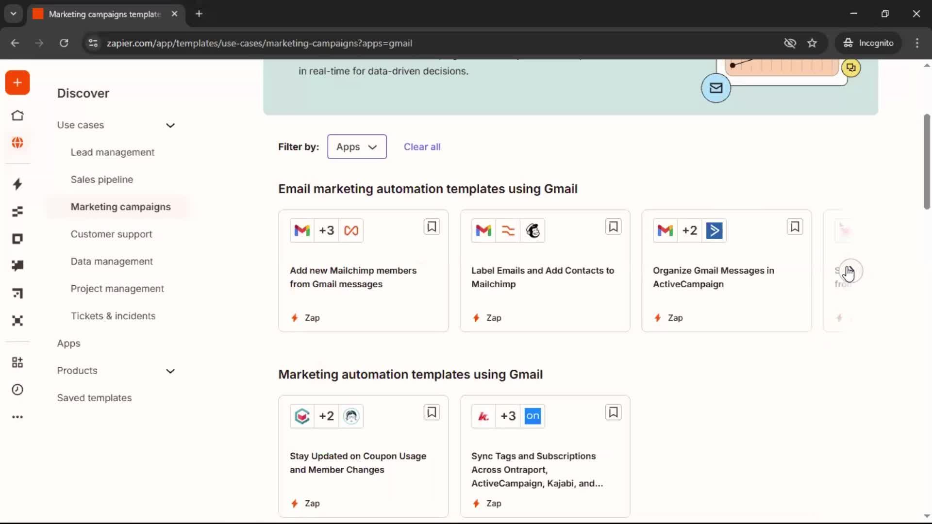 General browsing screenshot