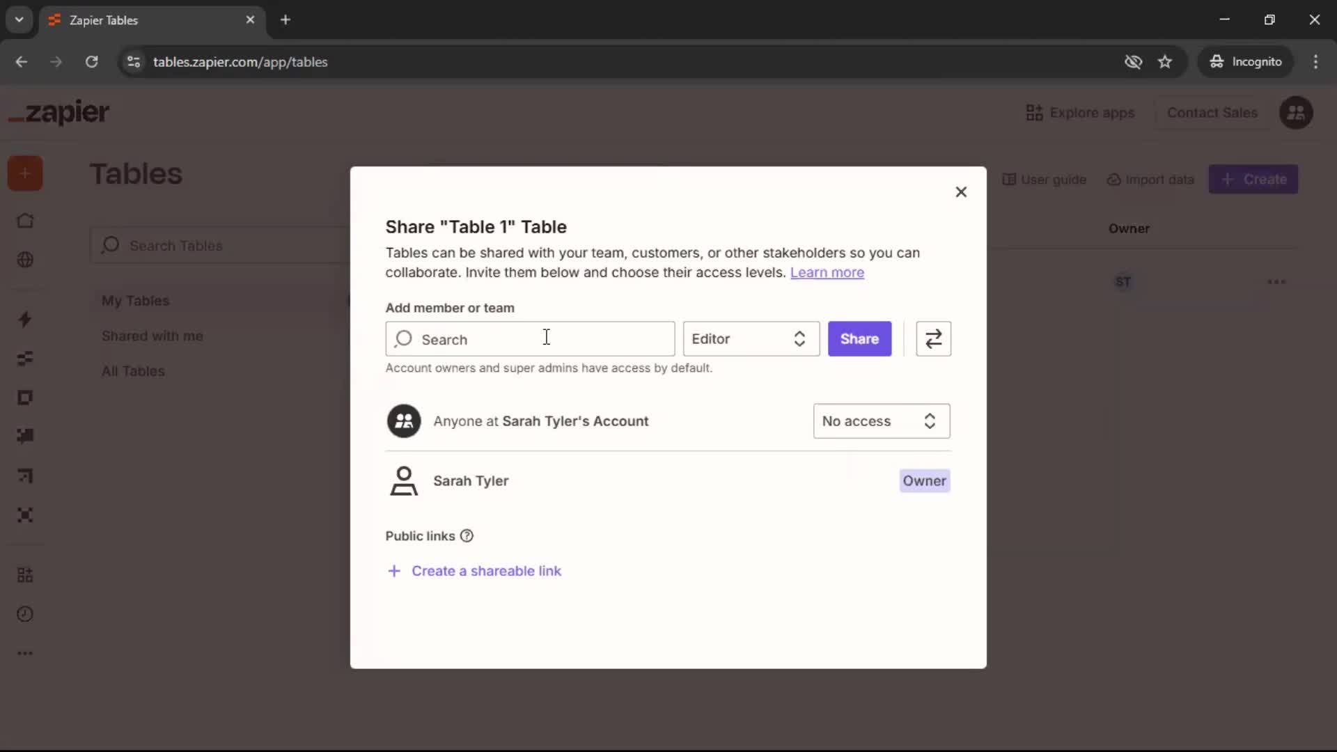 General browsing screenshot