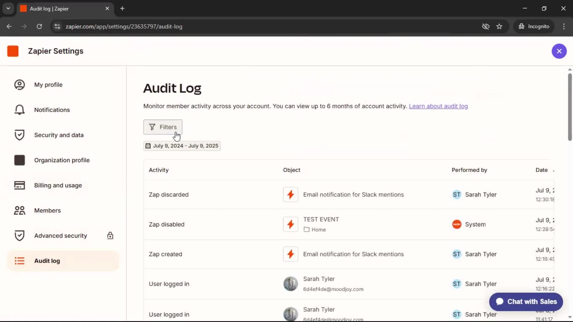 General browsing screenshot