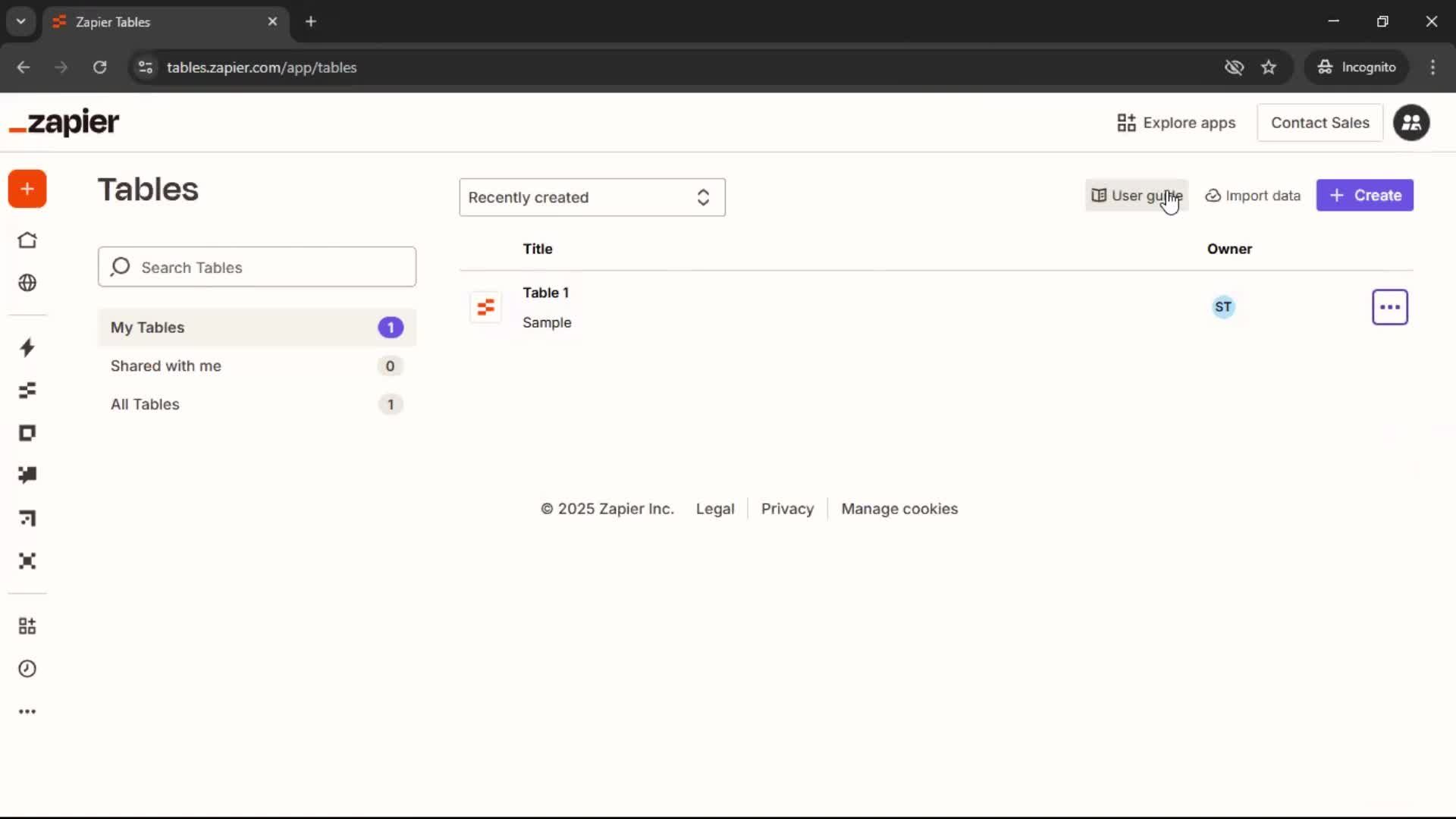 General browsing screenshot