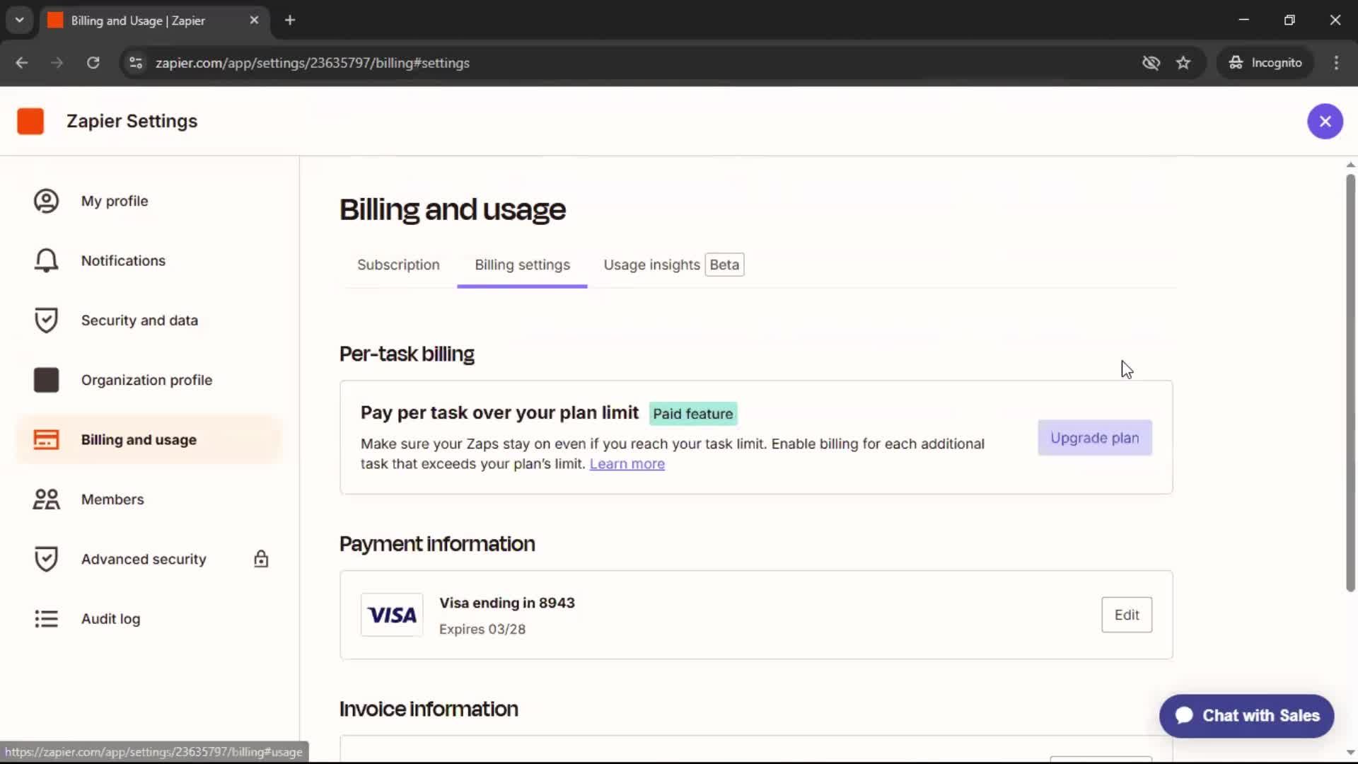 General browsing screenshot