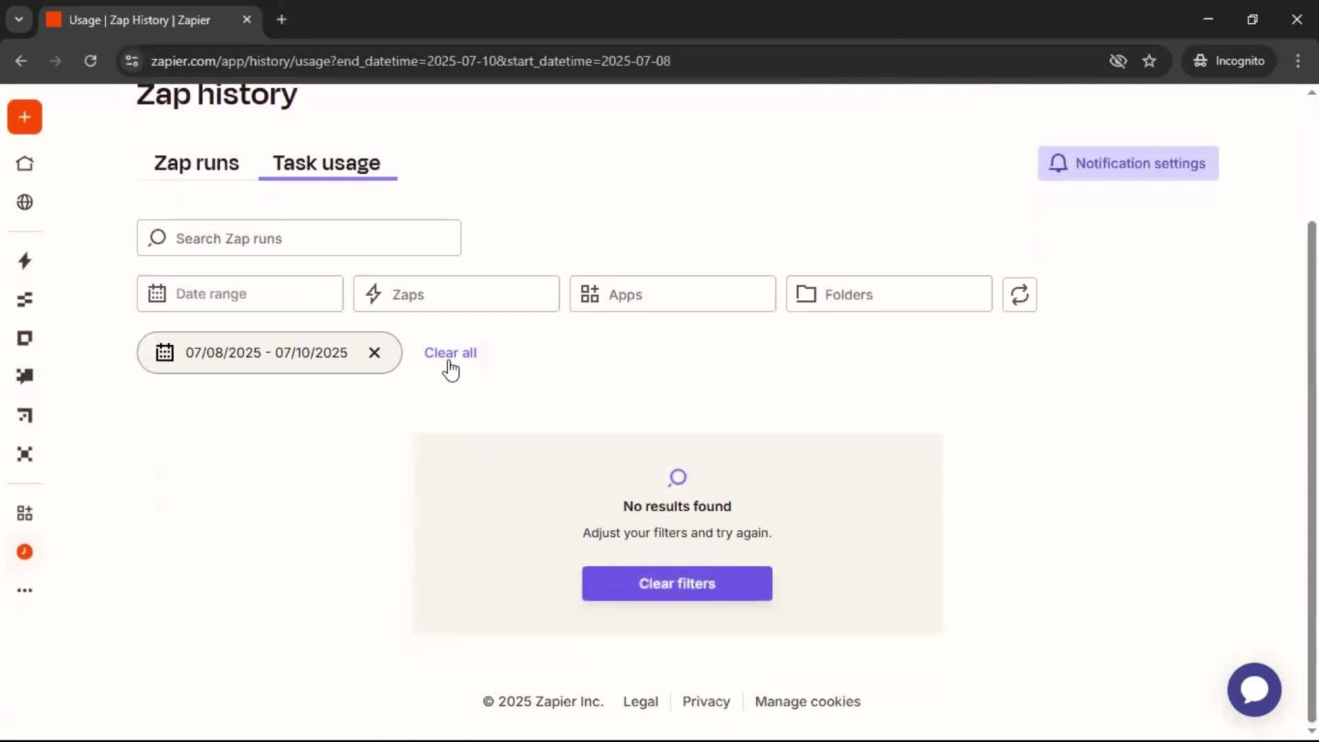 General browsing screenshot