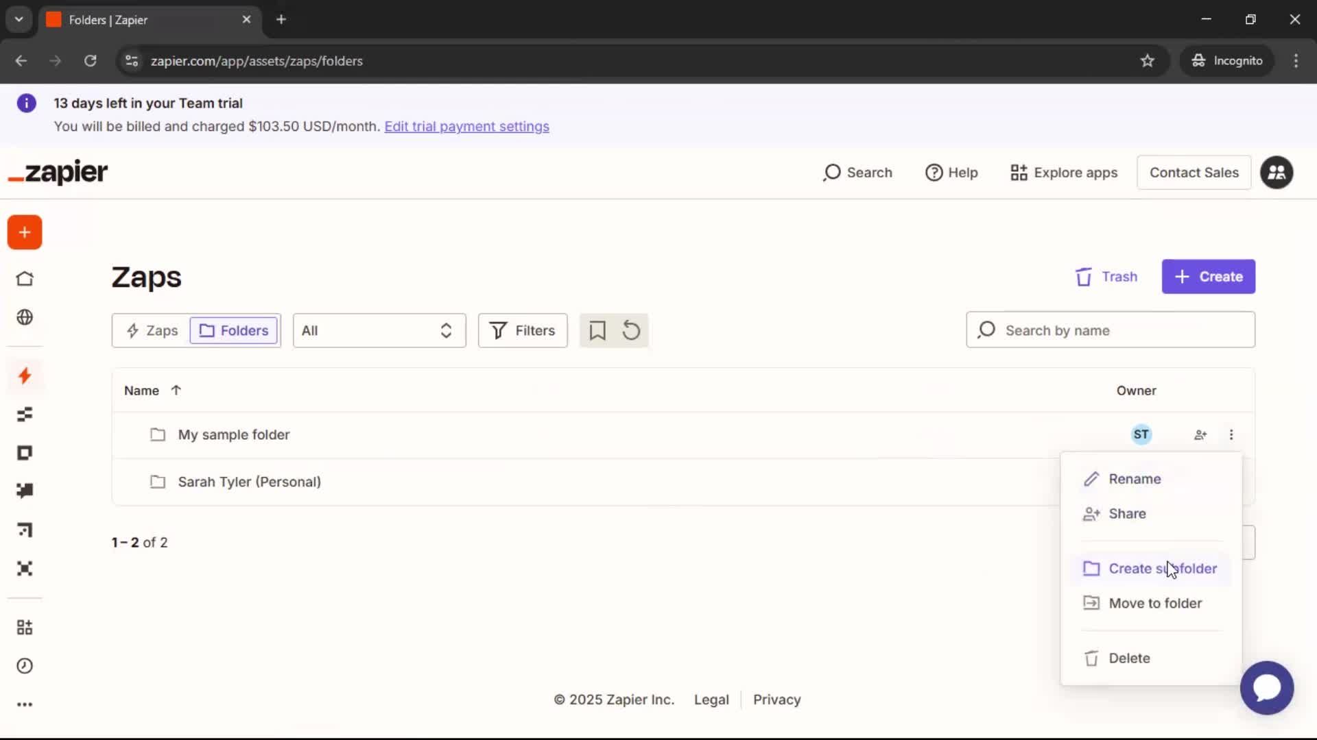 General browsing screenshot