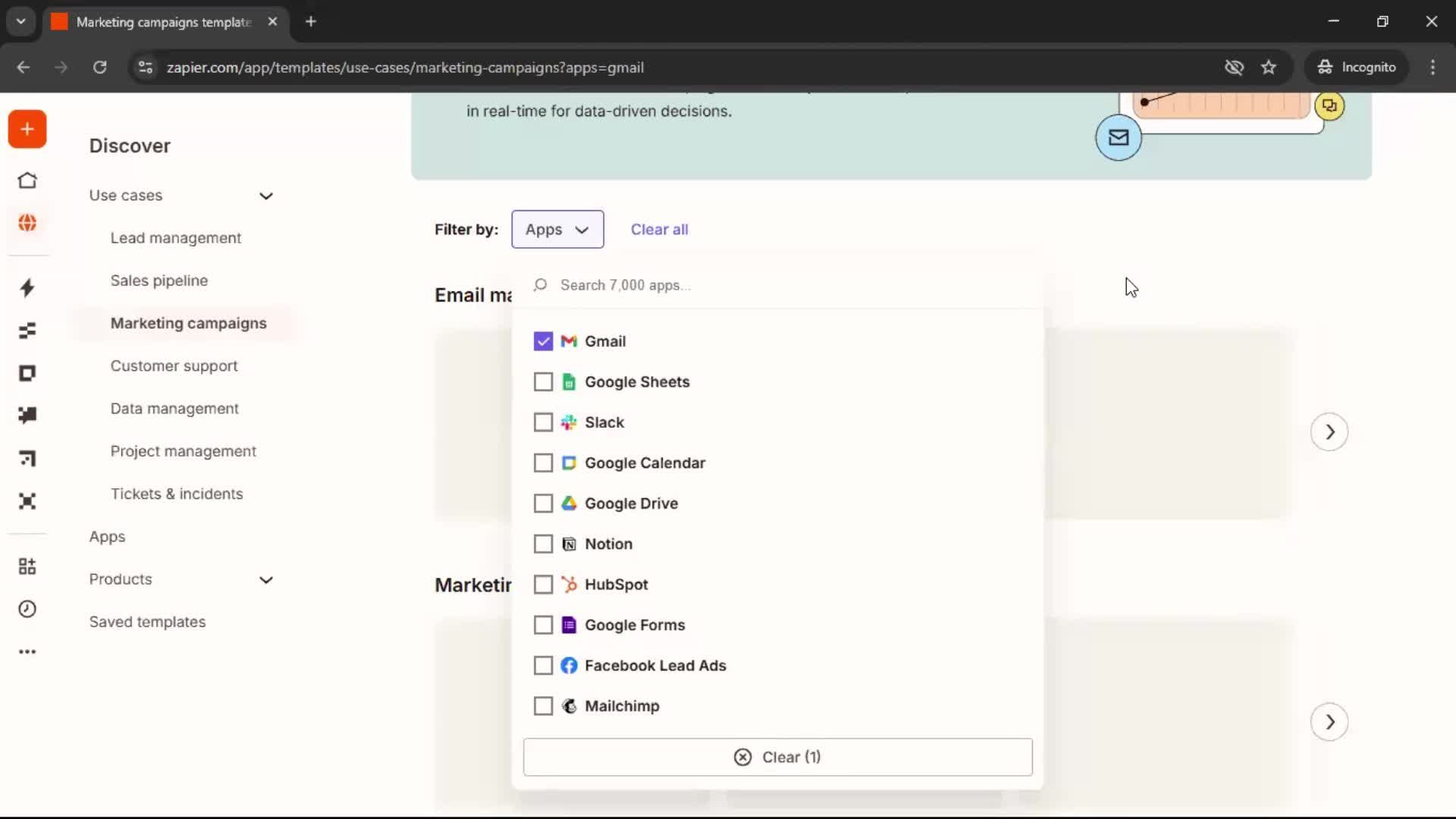 General browsing screenshot