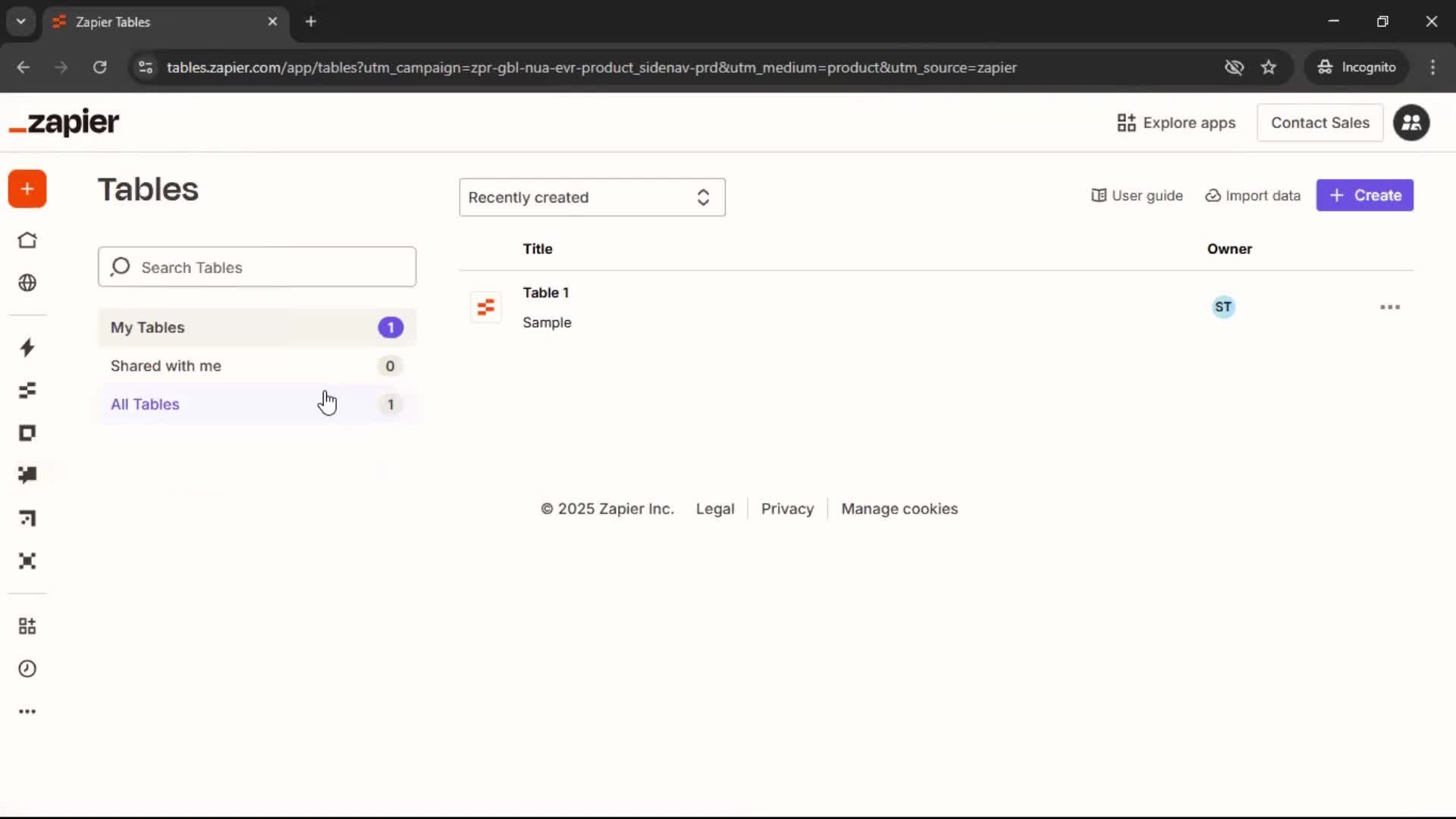 General browsing screenshot