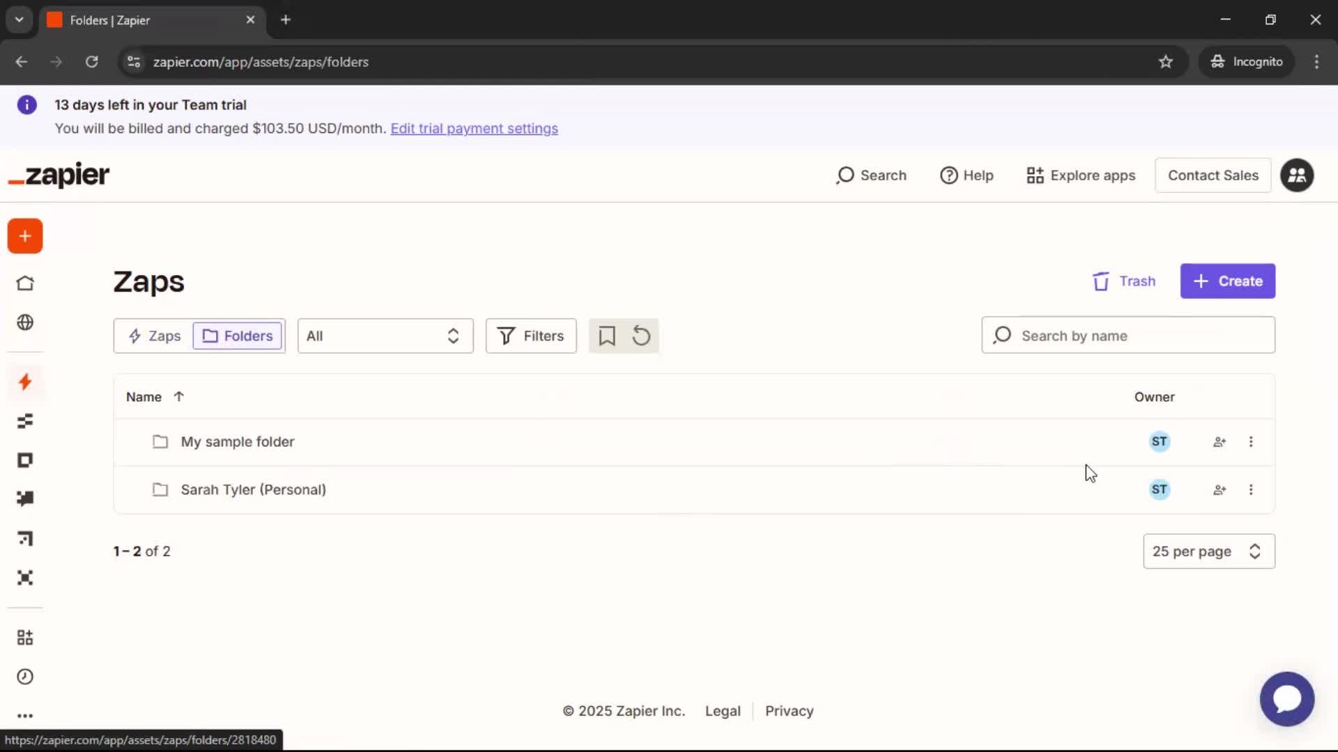 General browsing screenshot