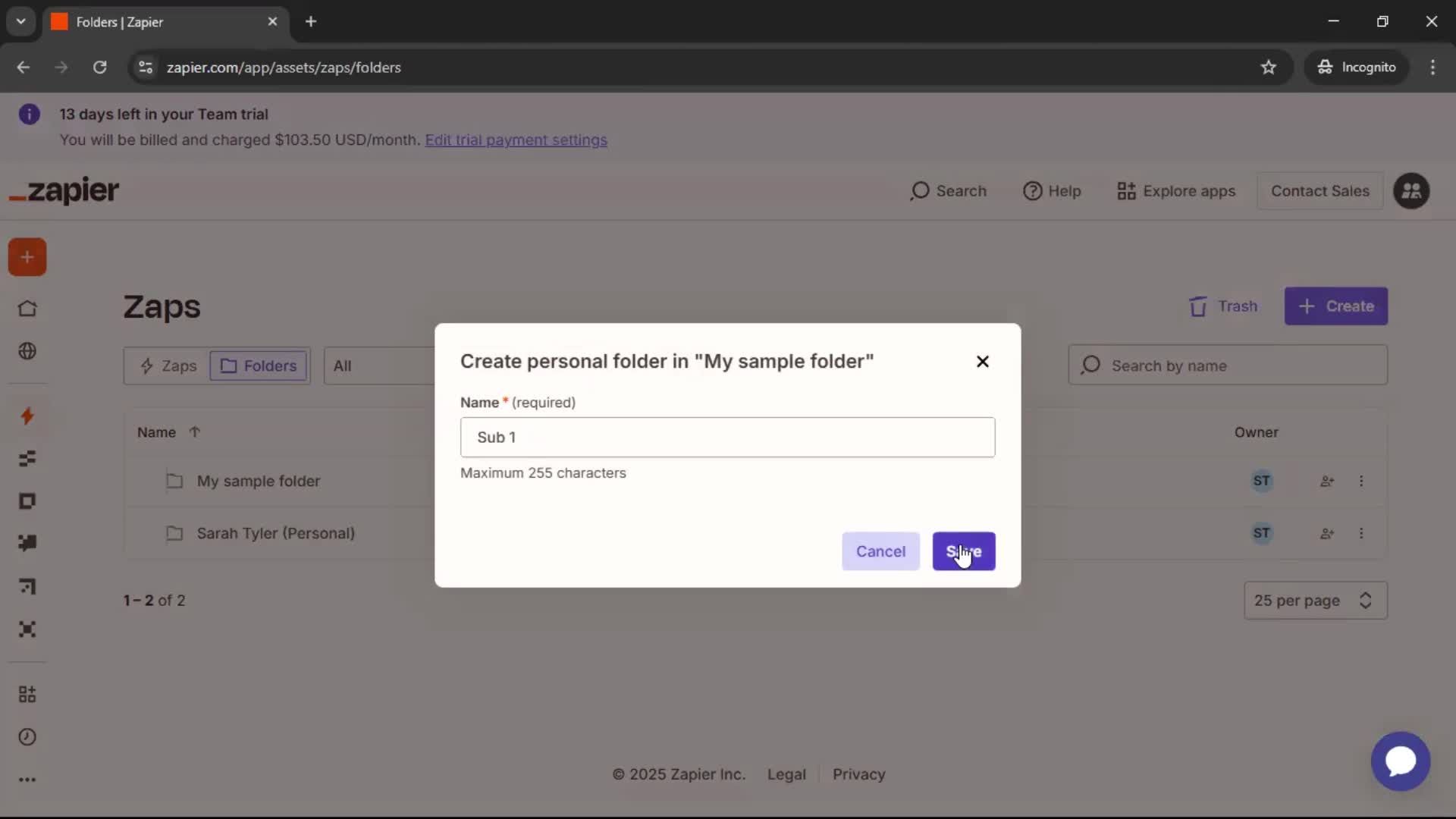 General browsing screenshot