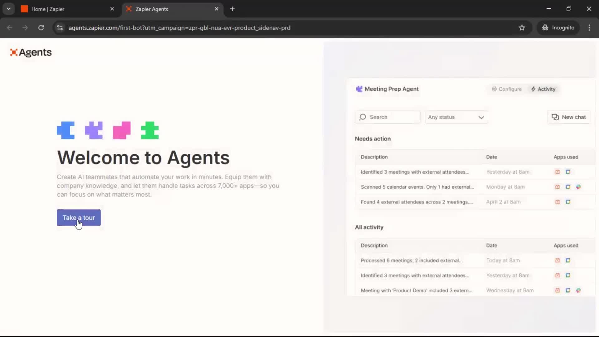 General browsing screenshot