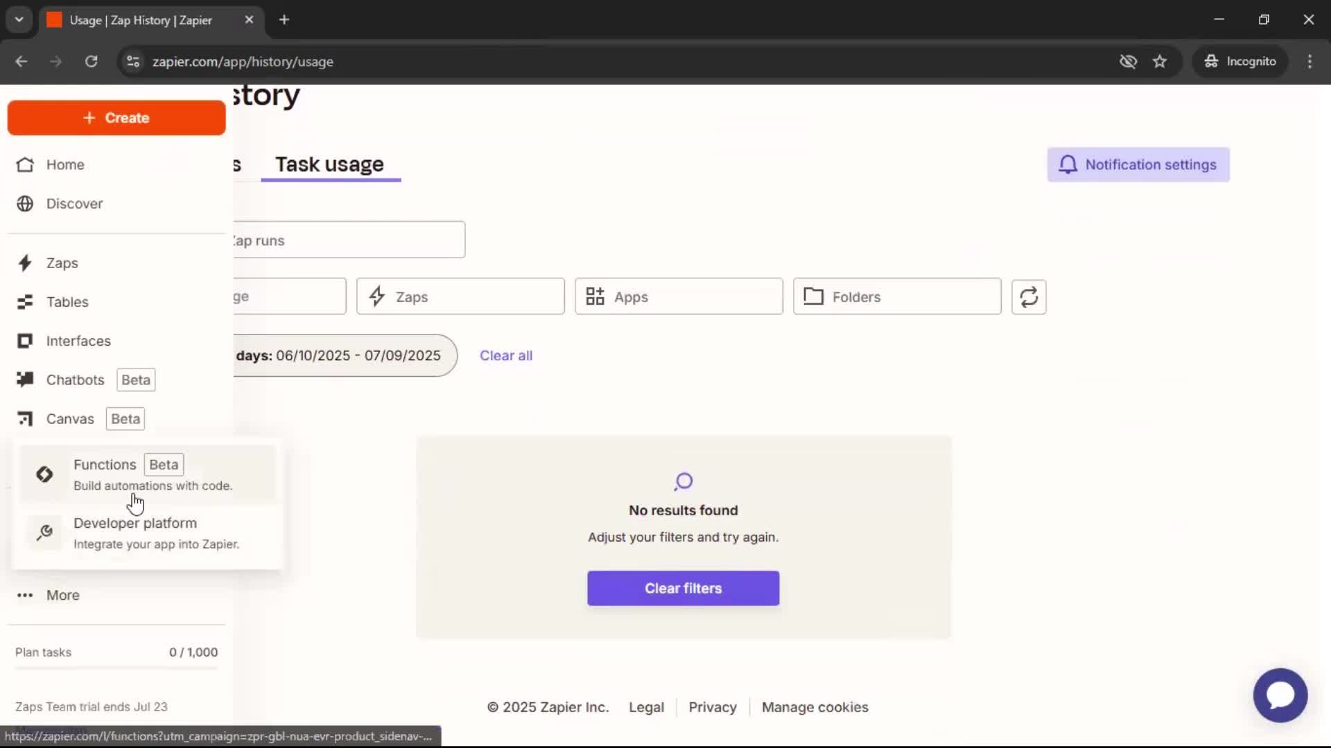 General browsing screenshot