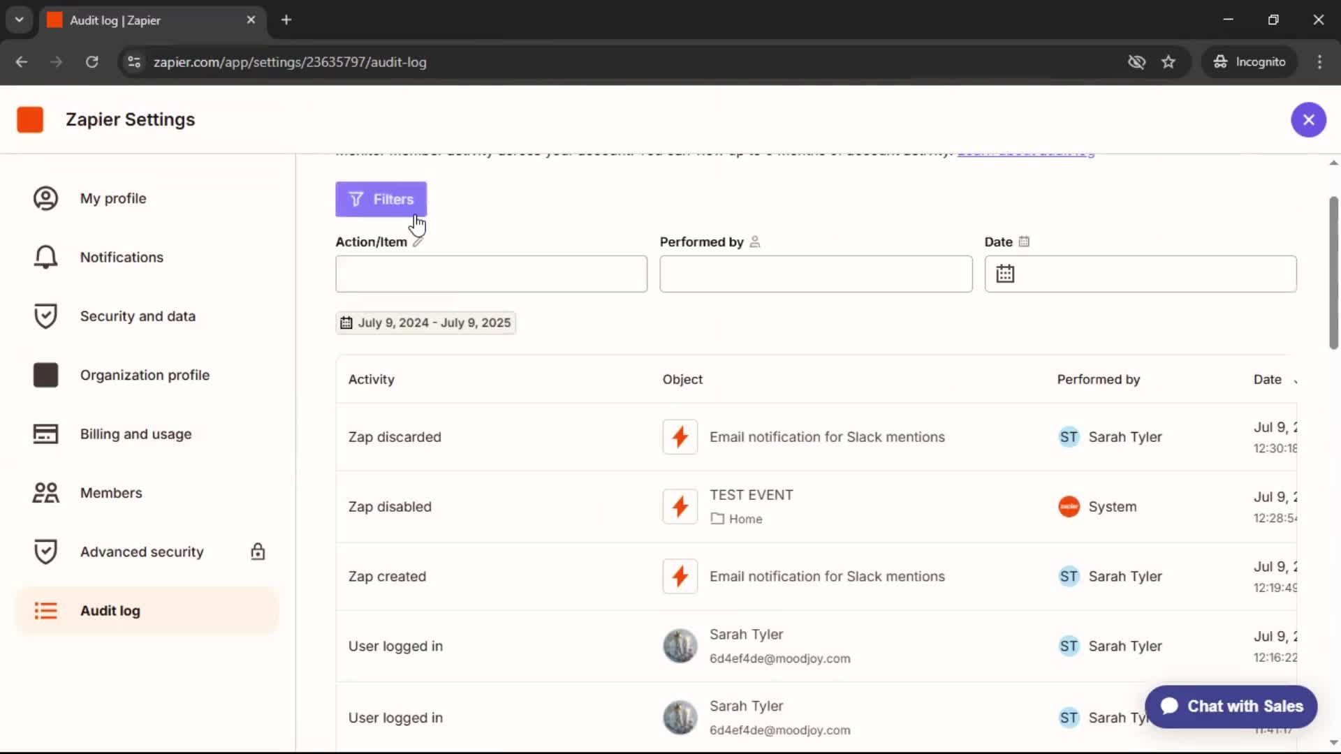 General browsing screenshot